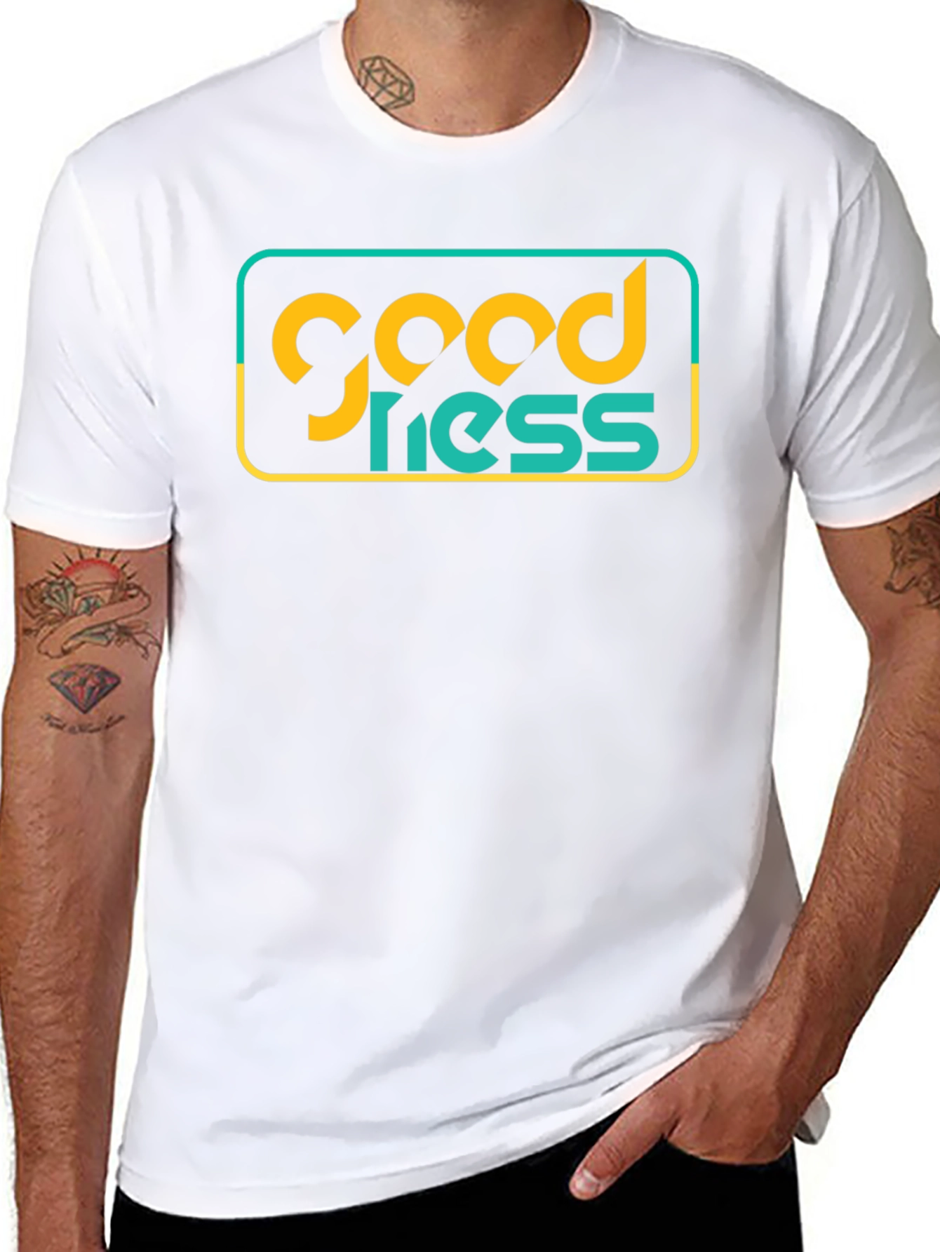 Goodness Graphic Tee - Stylish Black T-Shirt