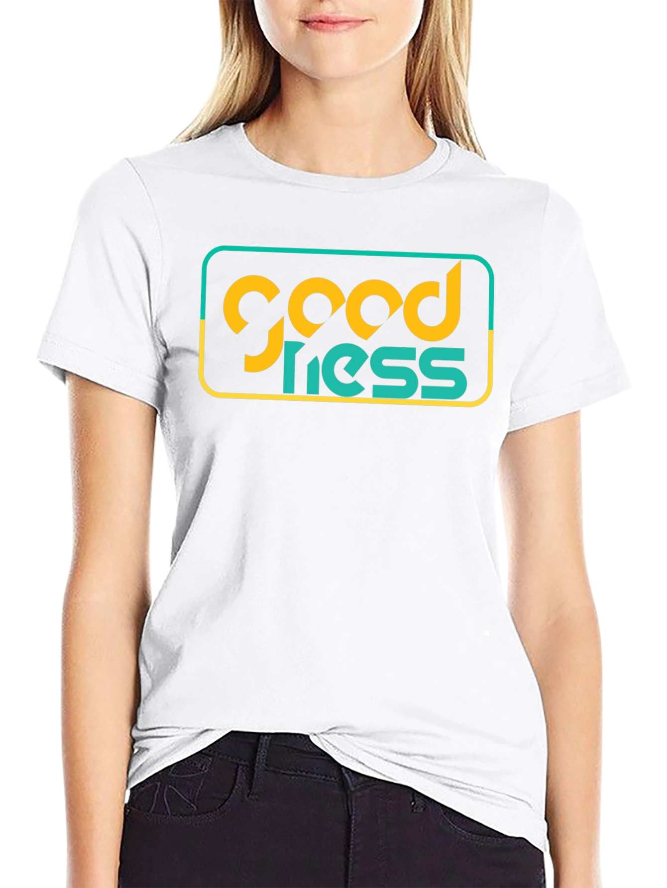 Goodness Graphic Tee - Stylish Black T-Shirt