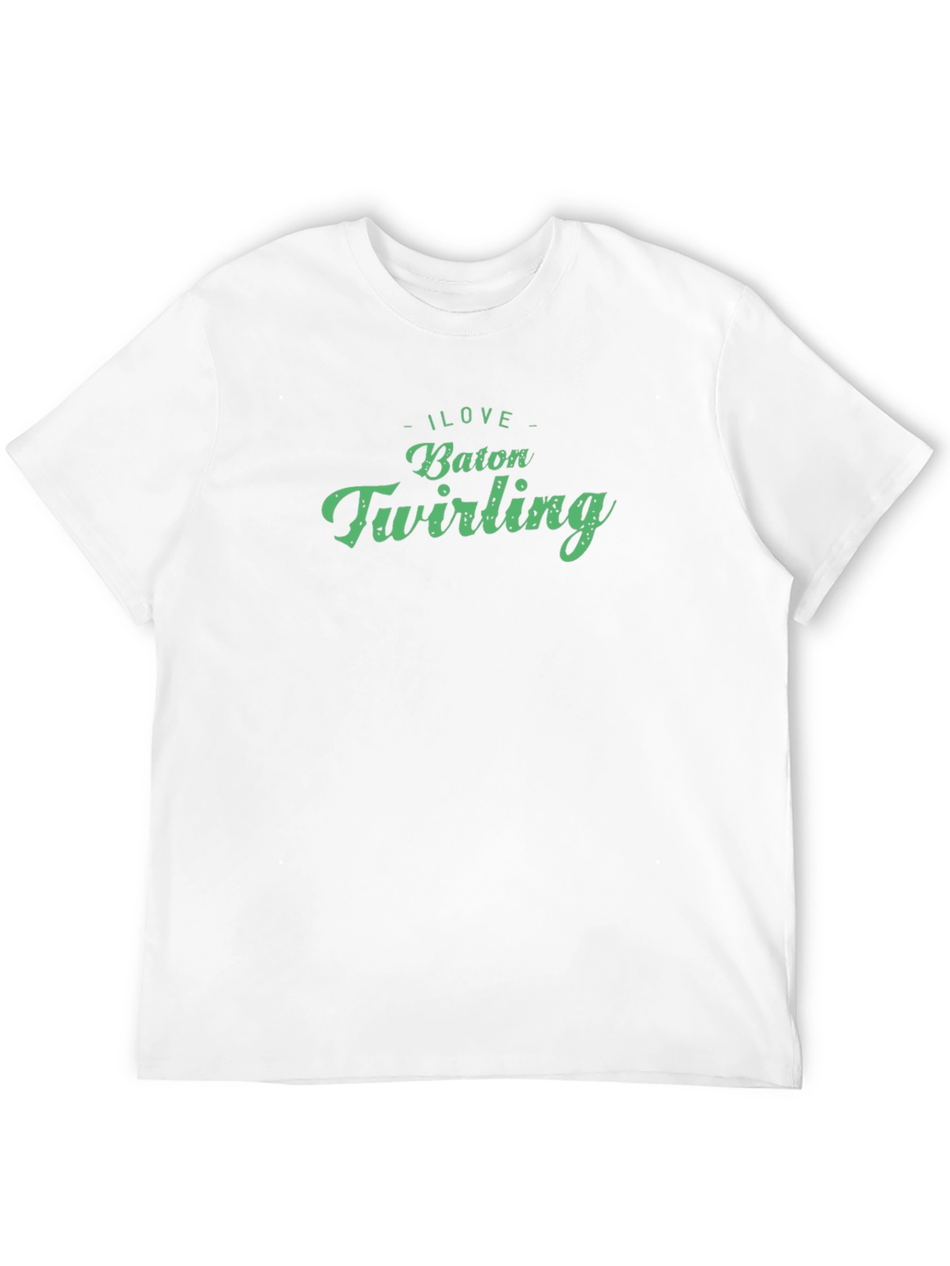 I Love Baton Twirling Graphic T-Shirt