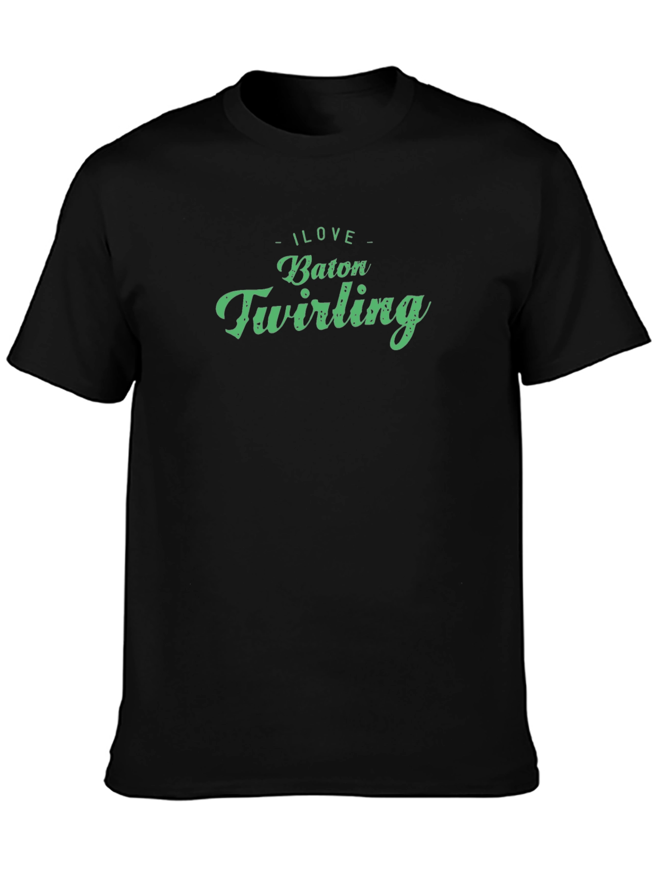 I Love Baton Twirling Graphic T-Shirt