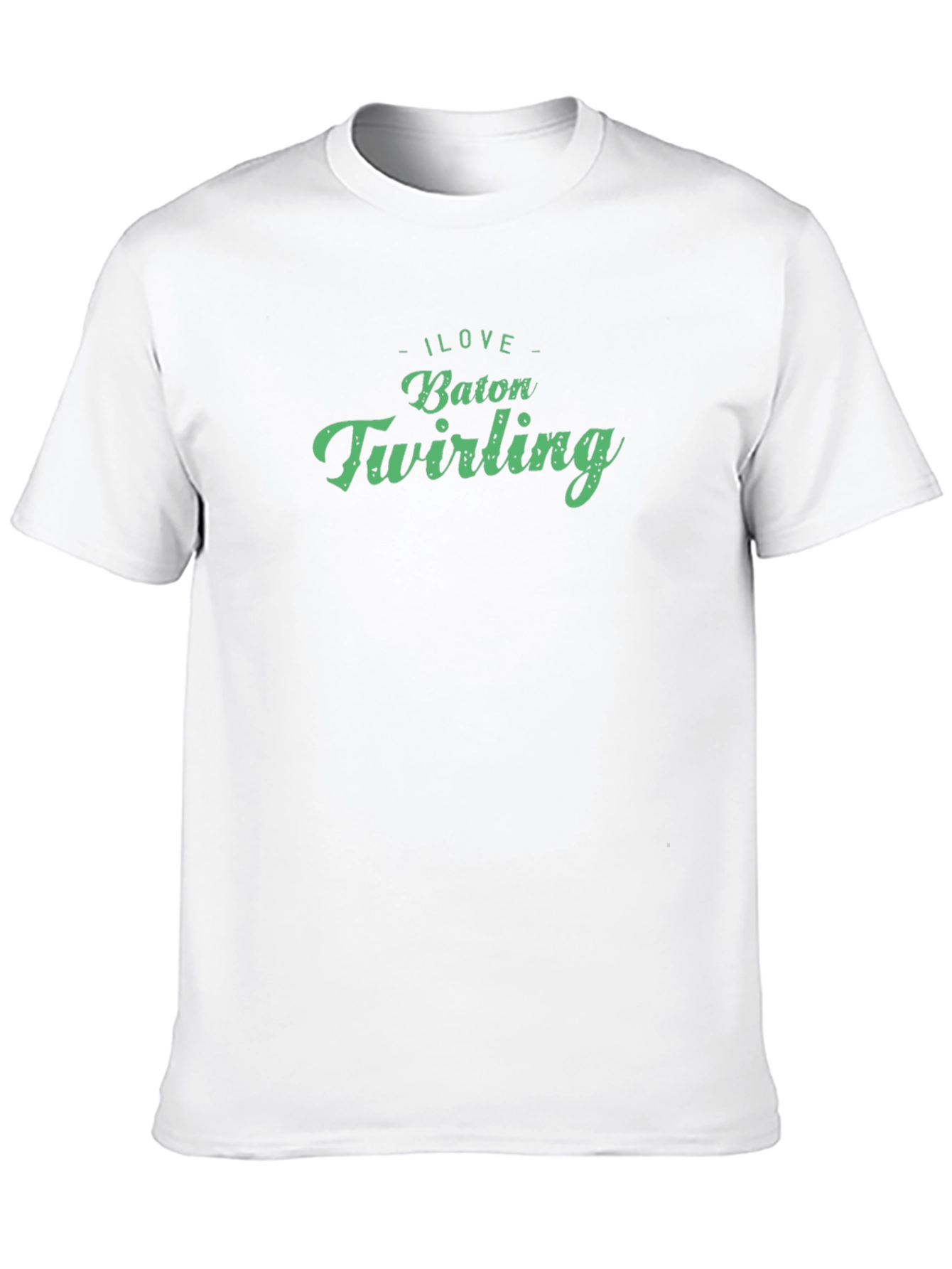 I Love Baton Twirling Graphic T-Shirt