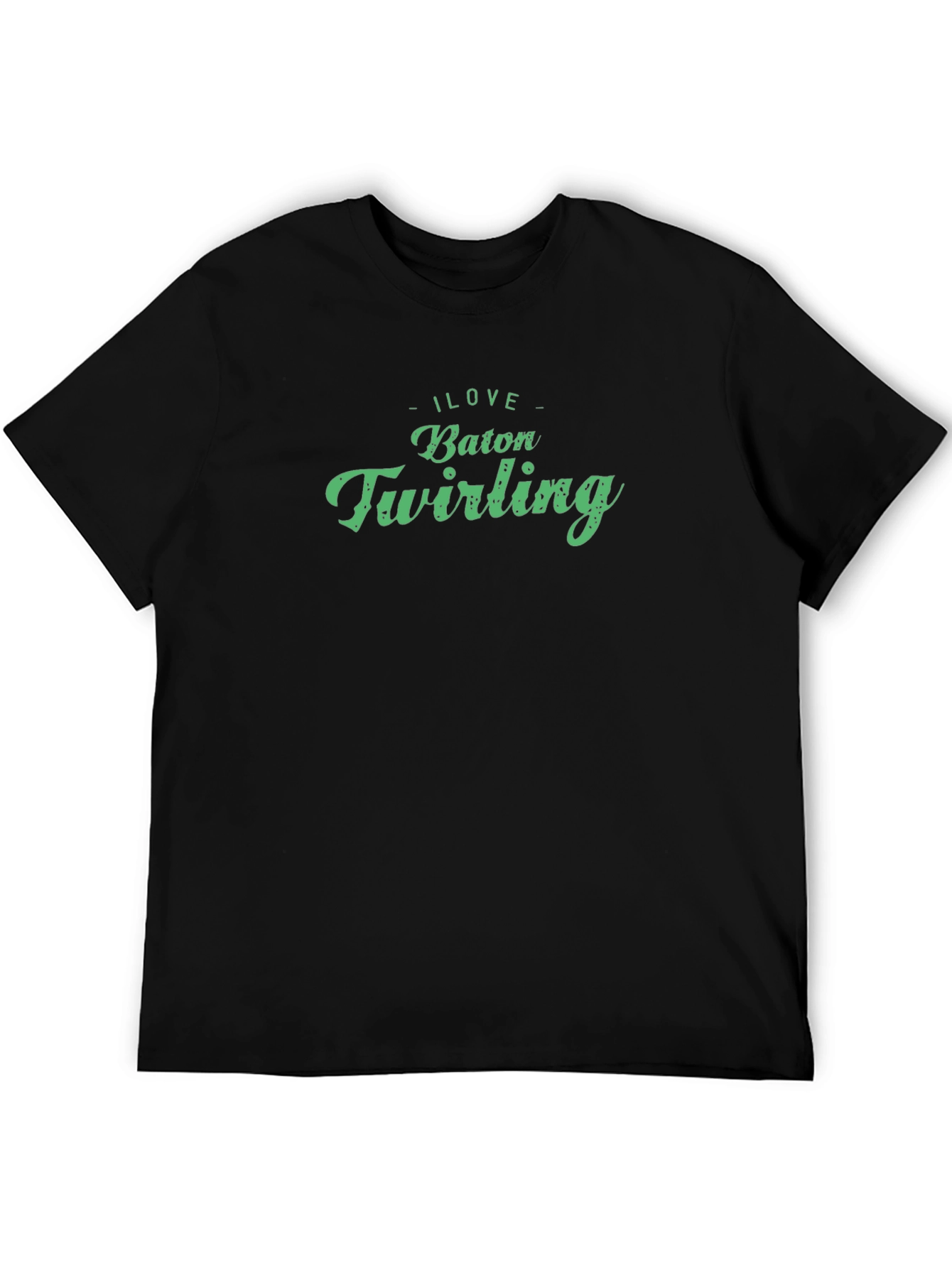 I Love Baton Twirling Graphic T-Shirt