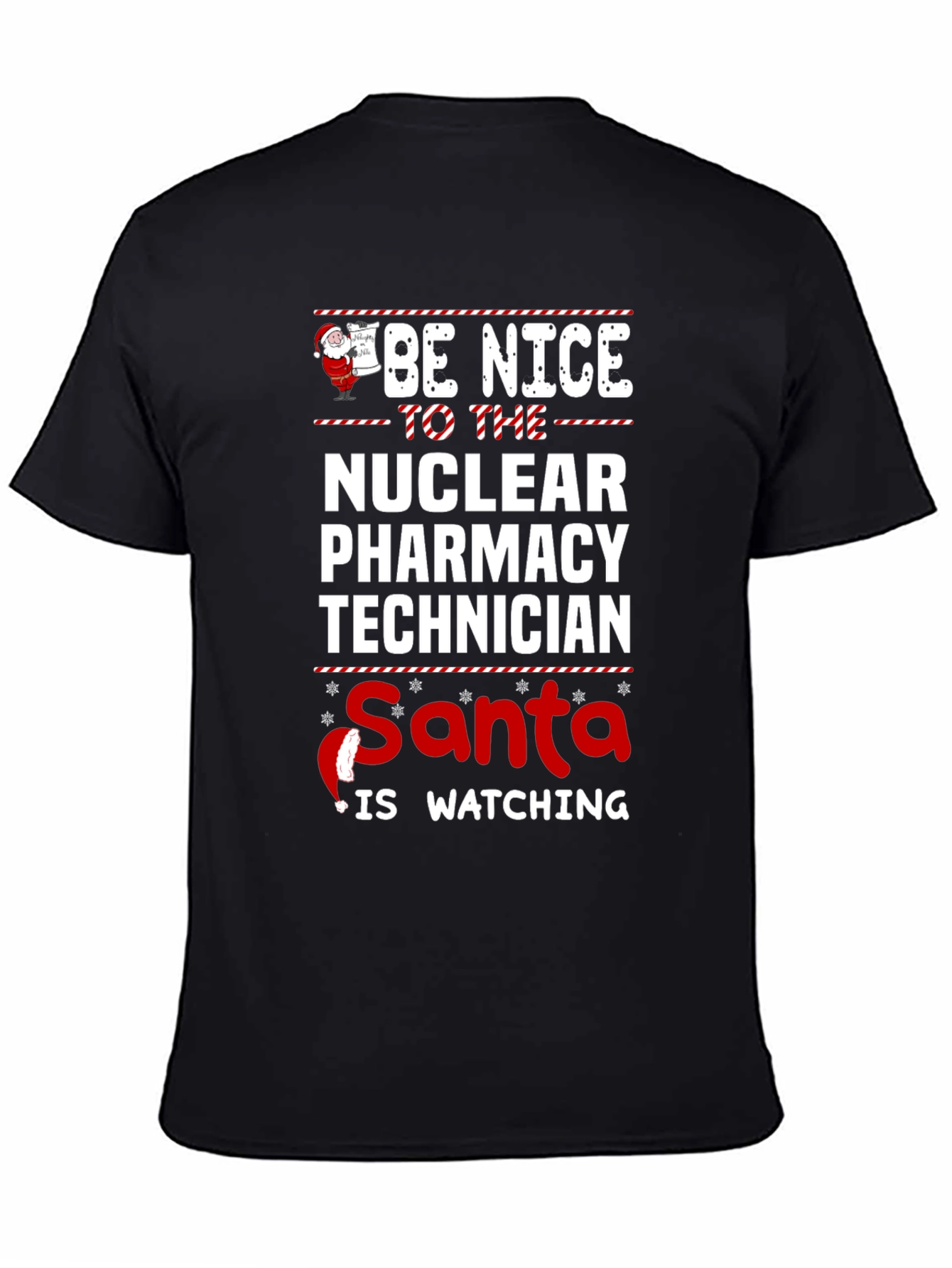 Nuclear Pharmacy Tech Santa T-Shirt