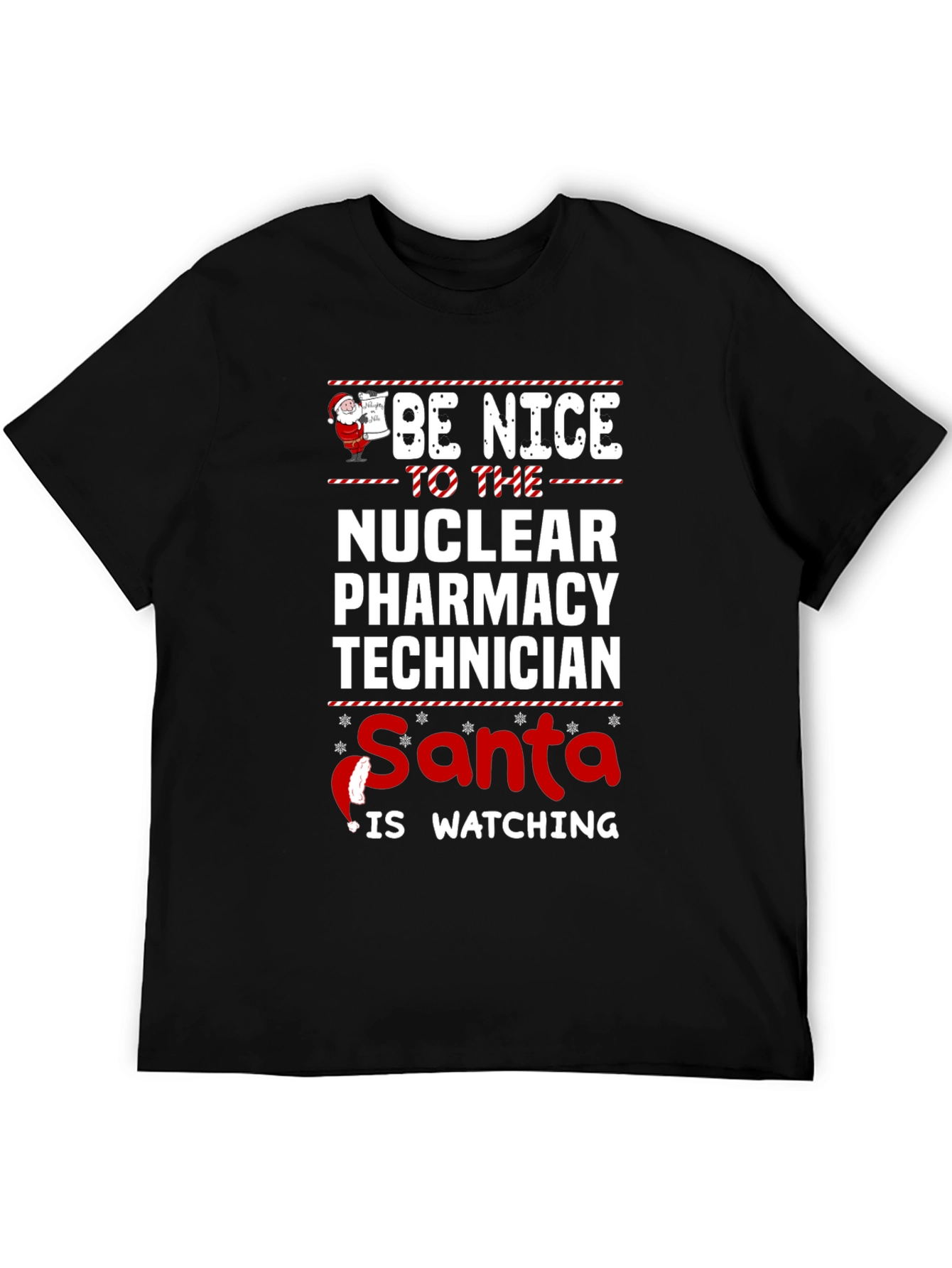 Nuclear Pharmacy Tech Santa T-Shirt