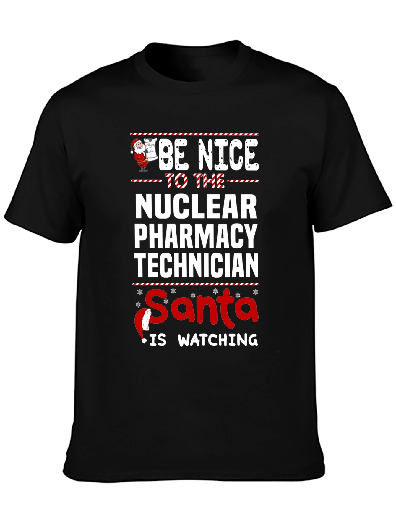Nuclear Pharmacy Tech Santa T-Shirt