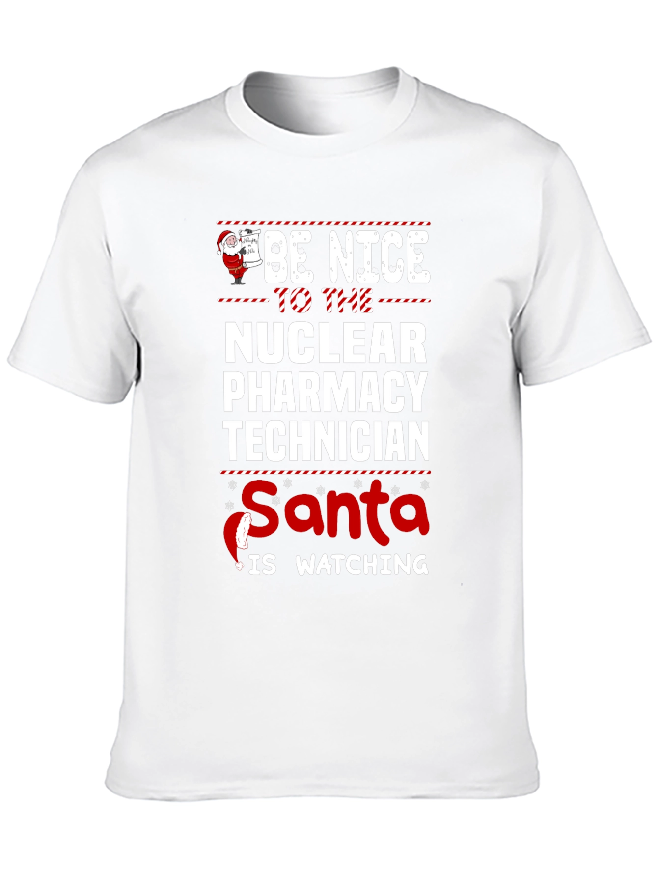 Nuclear Pharmacy Tech Santa T-Shirt