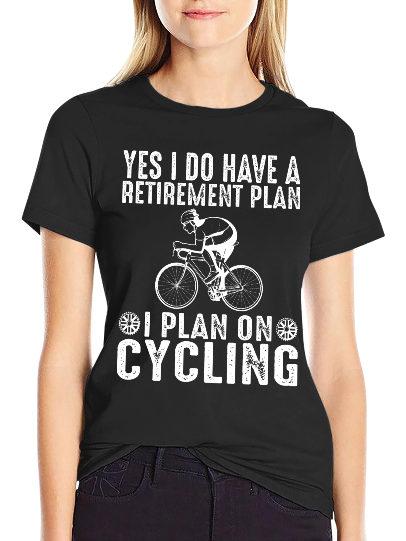 Funny Cycling Retirement Plan T-Shirt