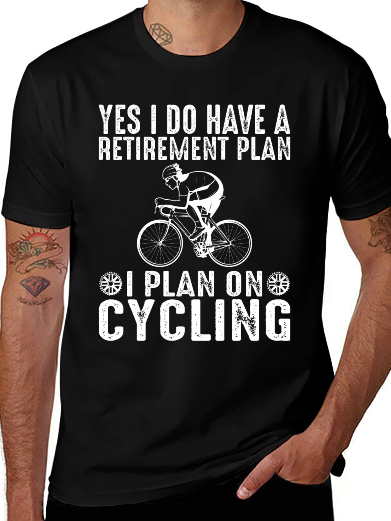 Funny Cycling Retirement Plan T-Shirt