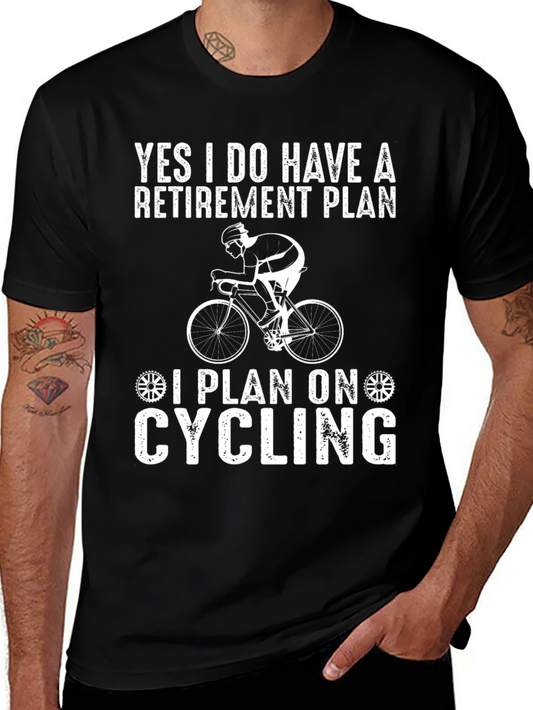 Funny Cycling Retirement Plan T-Shirt