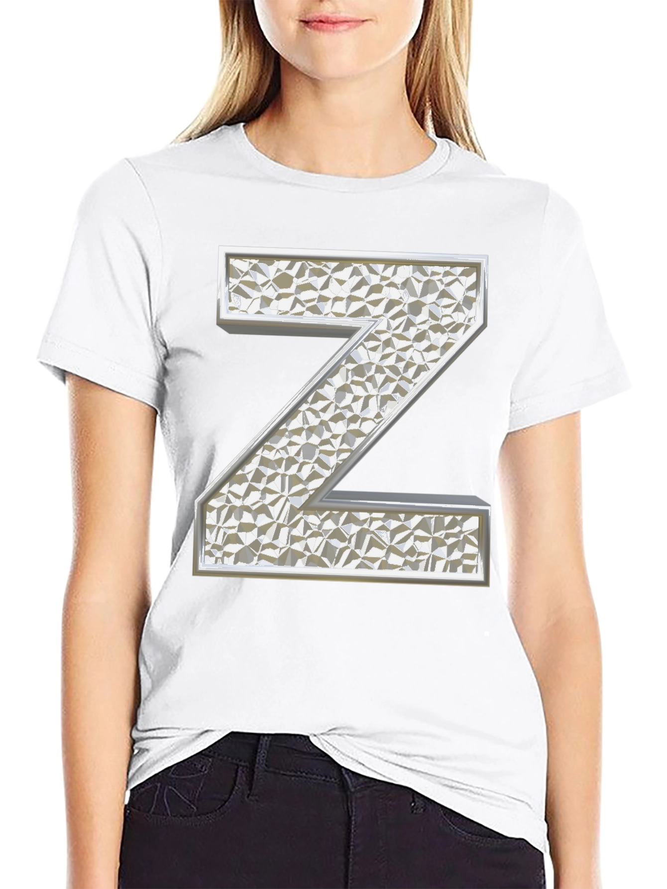 Modern Letter Z Graphic T-Shirt