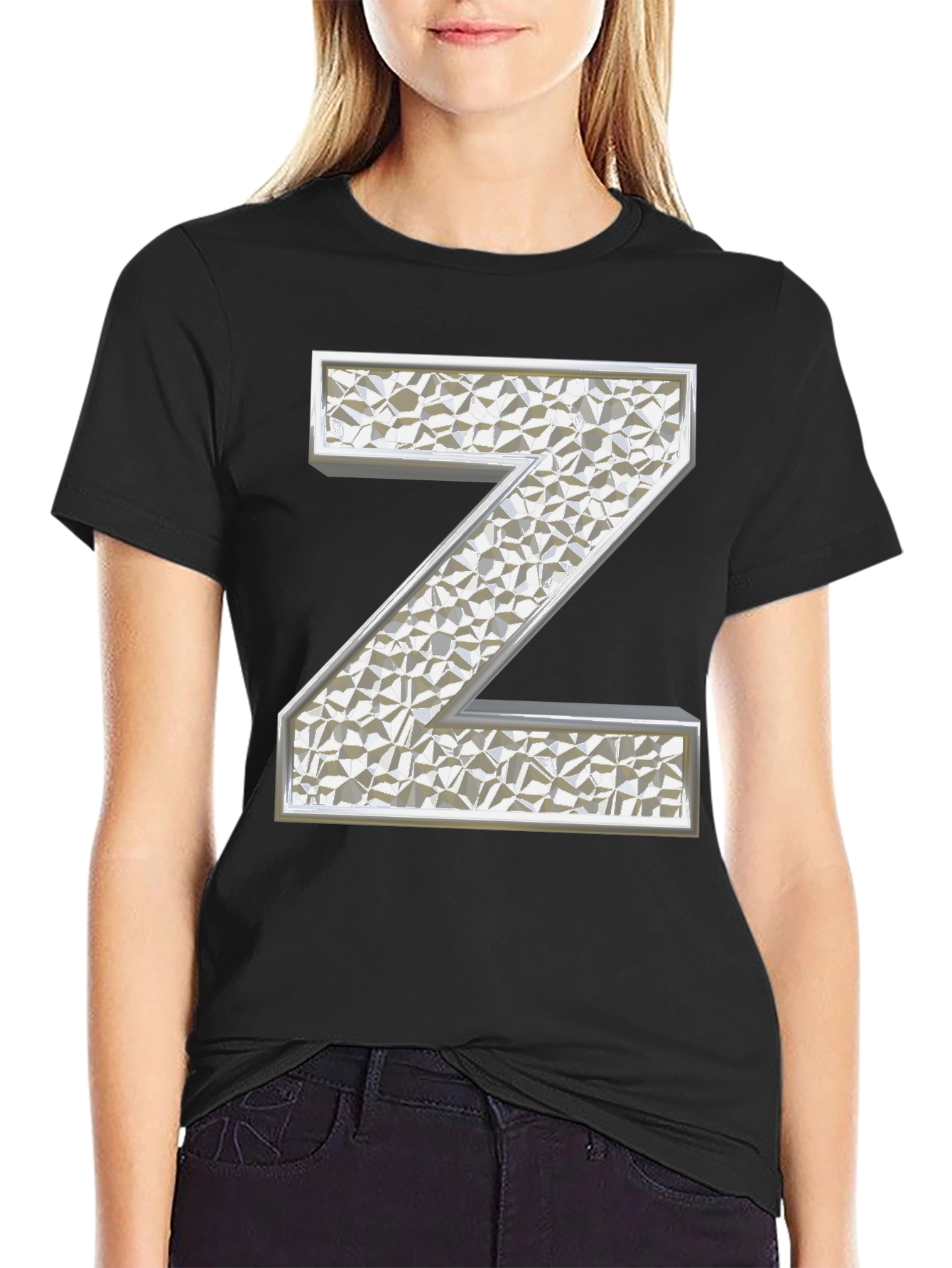Modern Letter Z Graphic T-Shirt