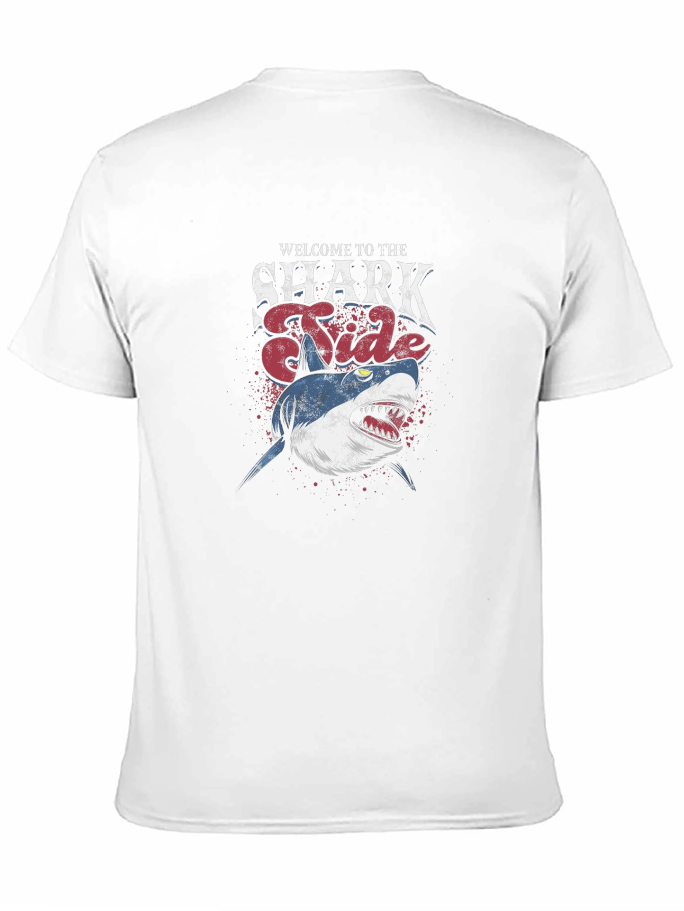 Shark Tide Graphic T-Shirt - Black