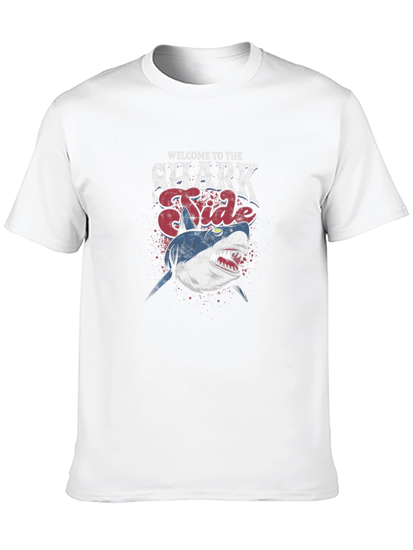 Shark Tide Graphic T-Shirt - Black