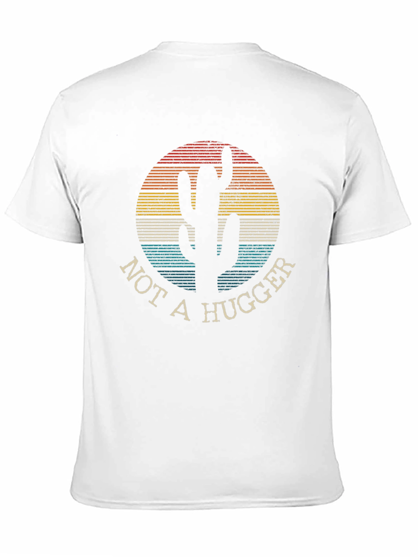 Not A Hugger Cactus Tee - Retro Desert Style