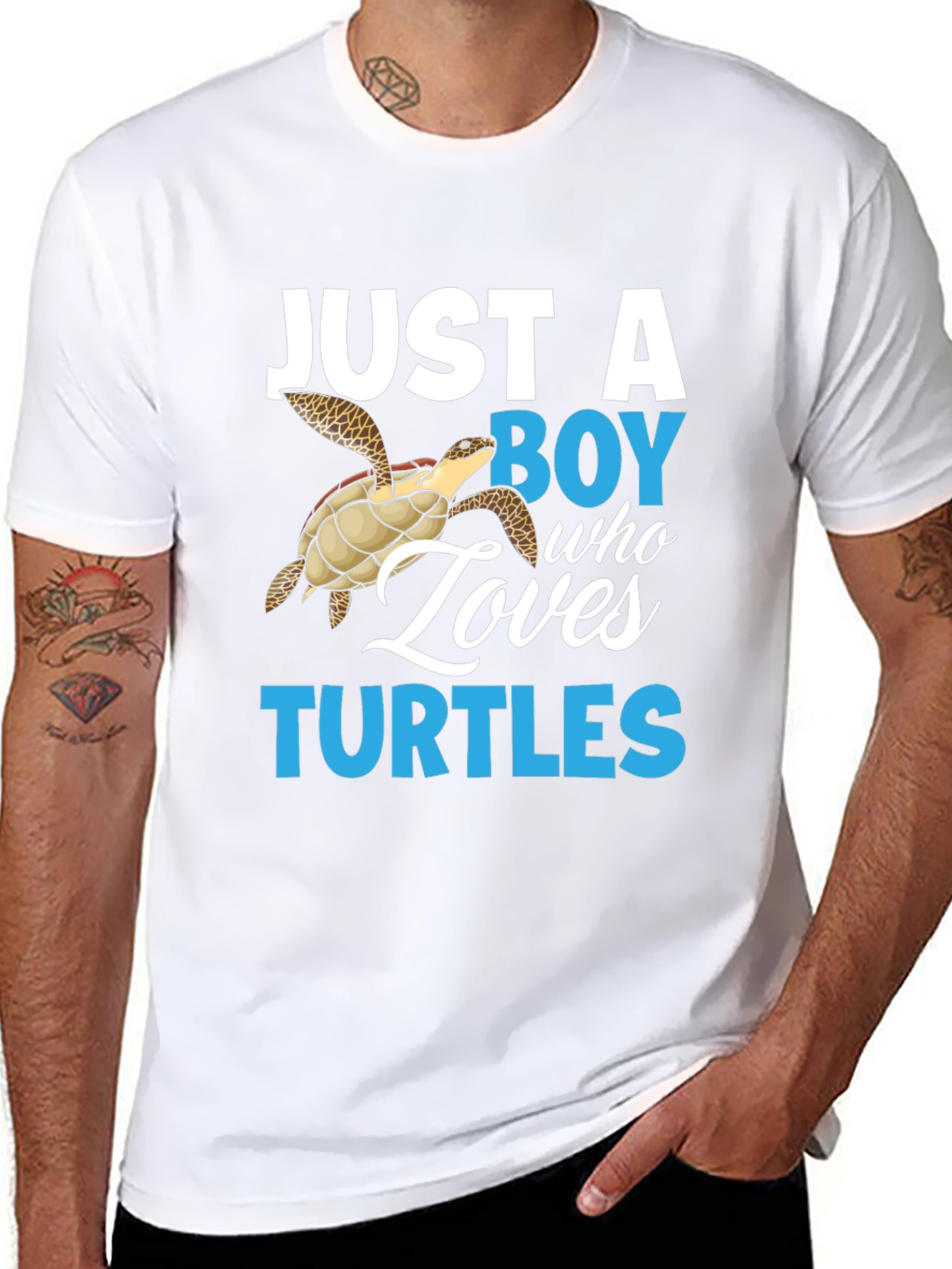 Just A Boy Who Loves Turtles T-Shirt