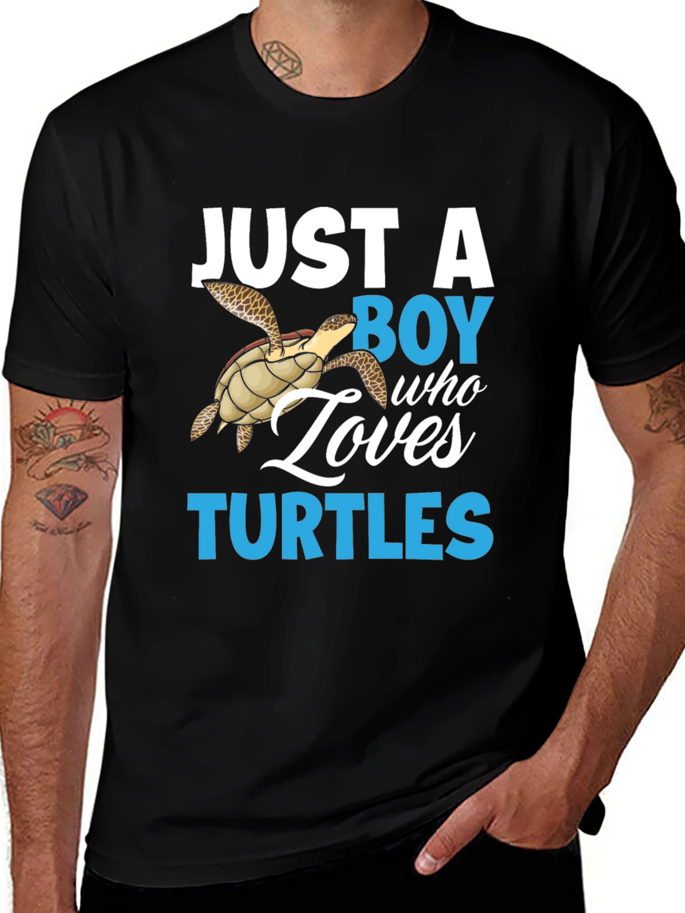 Just A Boy Who Loves Turtles T-Shirt