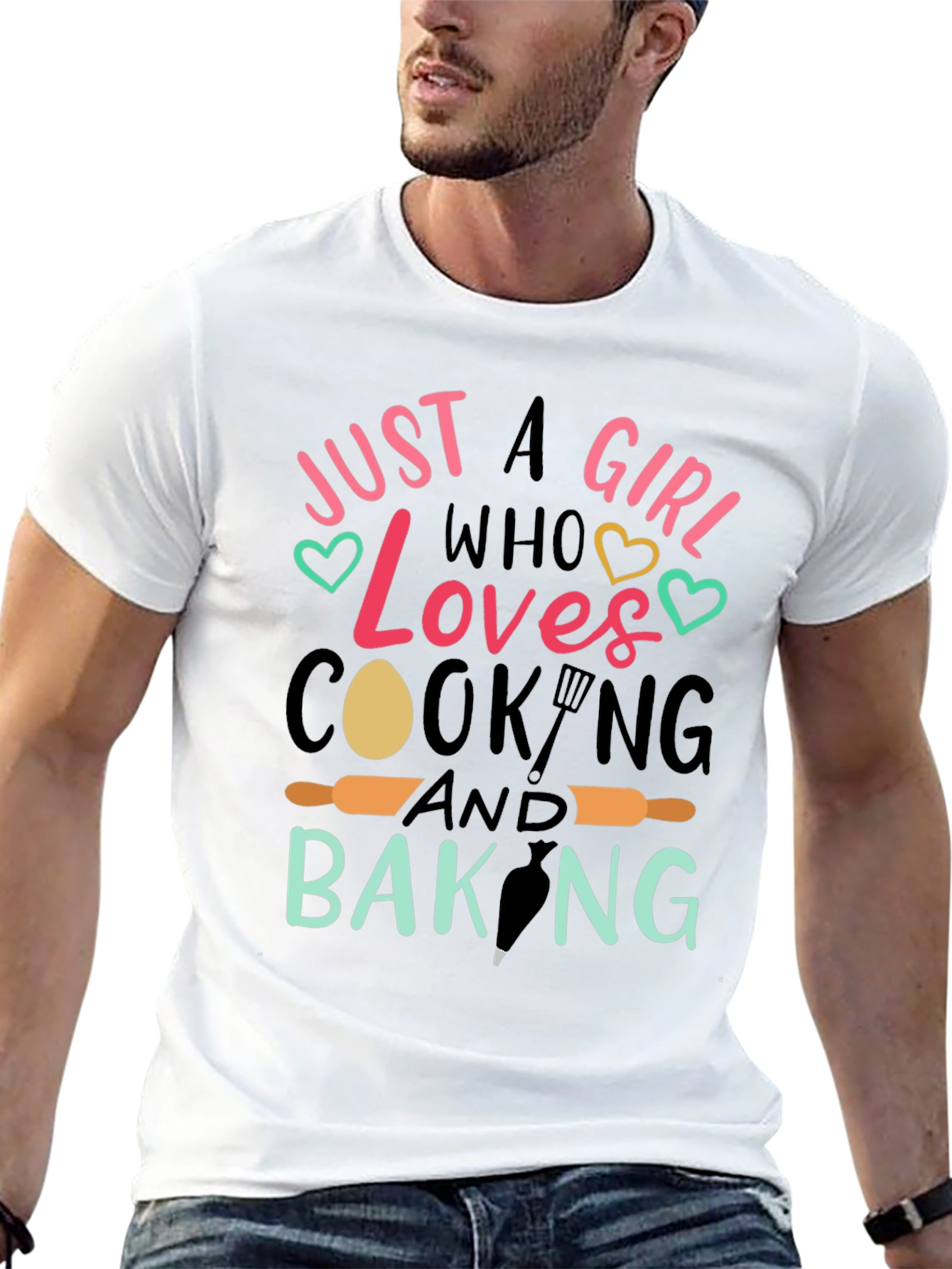 Just A Girl Who Loves Cooking & Baking T-Shirt