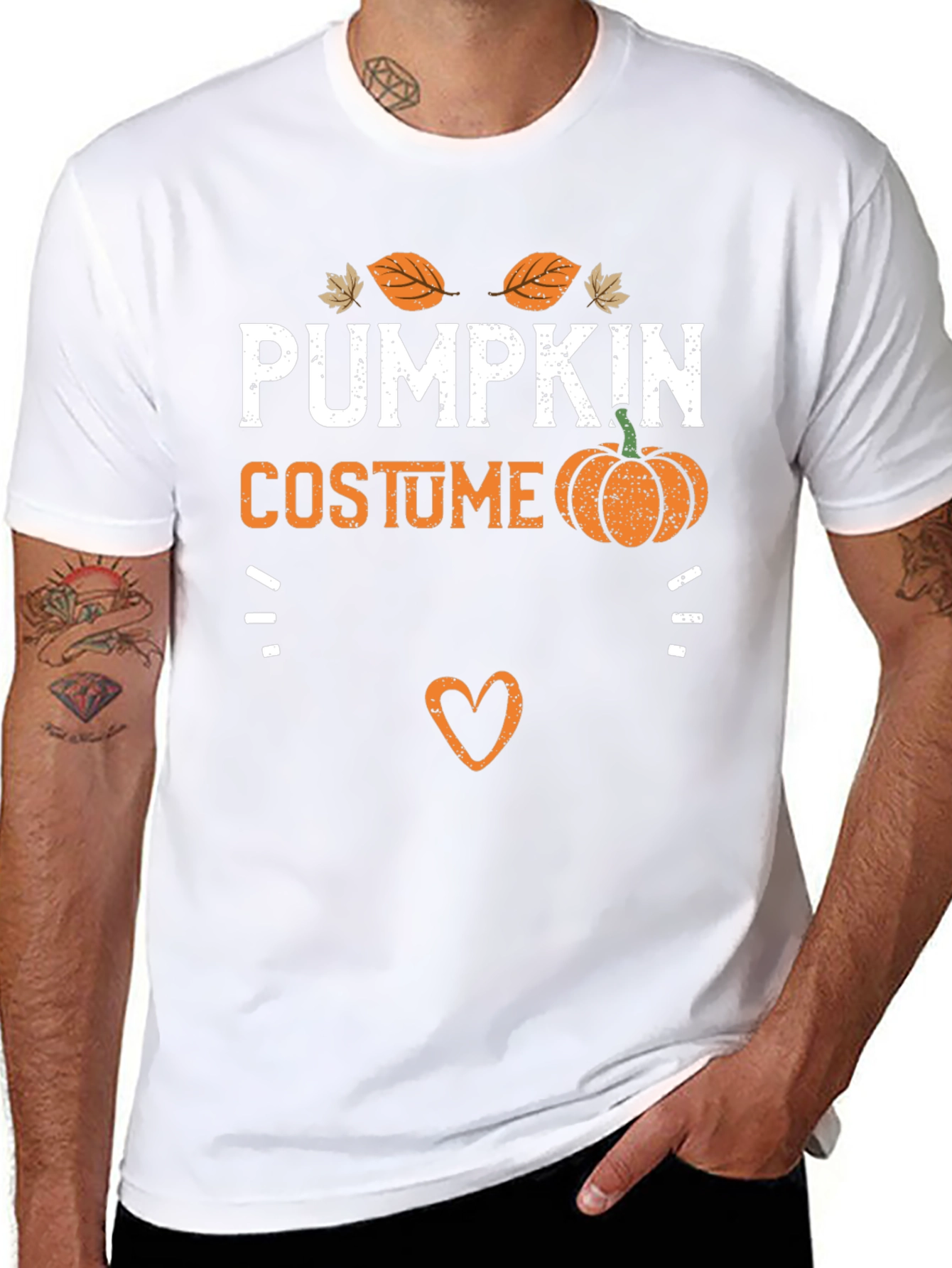 Pumpkin Costume T-Shirt - Fall Graphic Tee