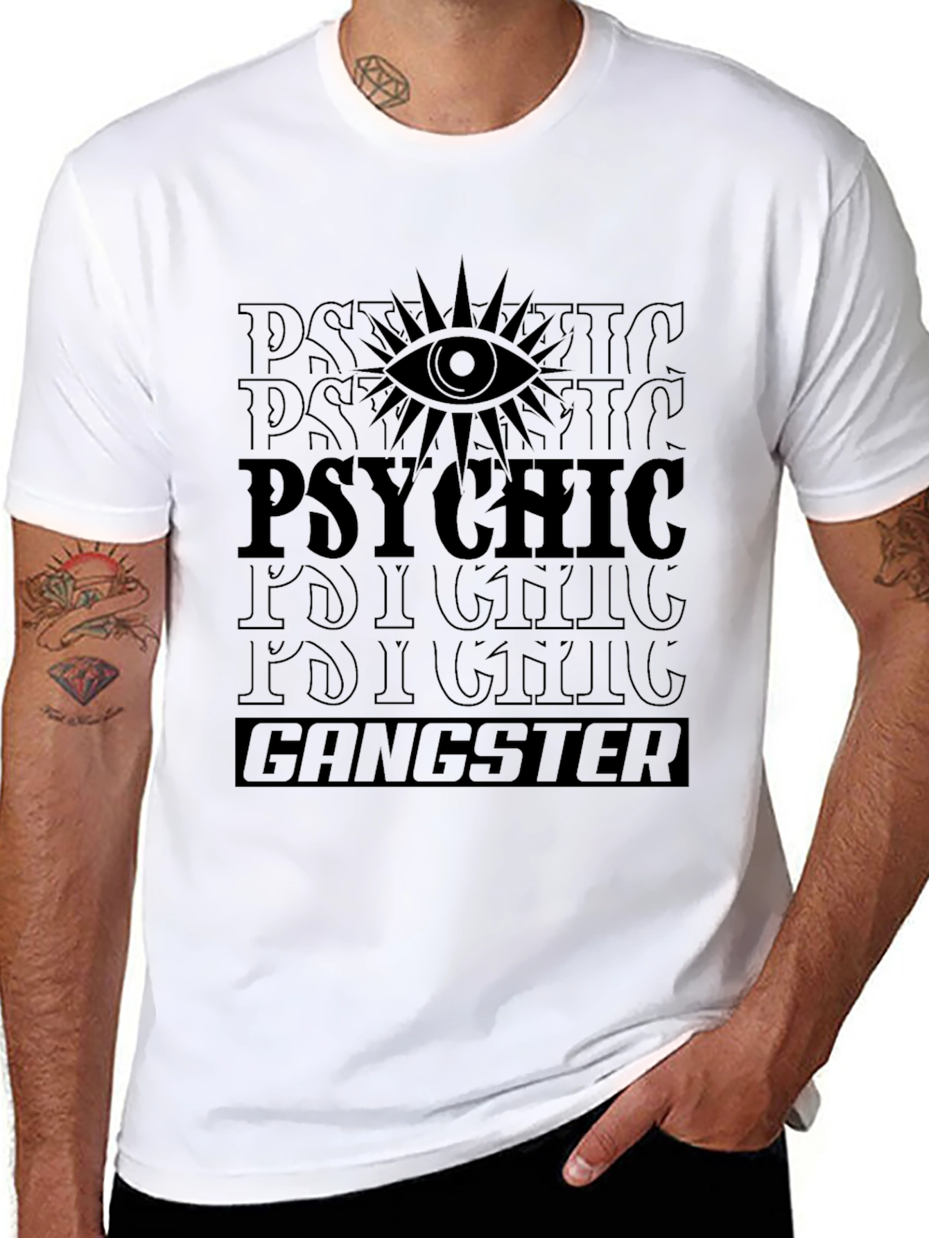 Psychic Gangster Graphic T-Shirt - Trendy Streetwear