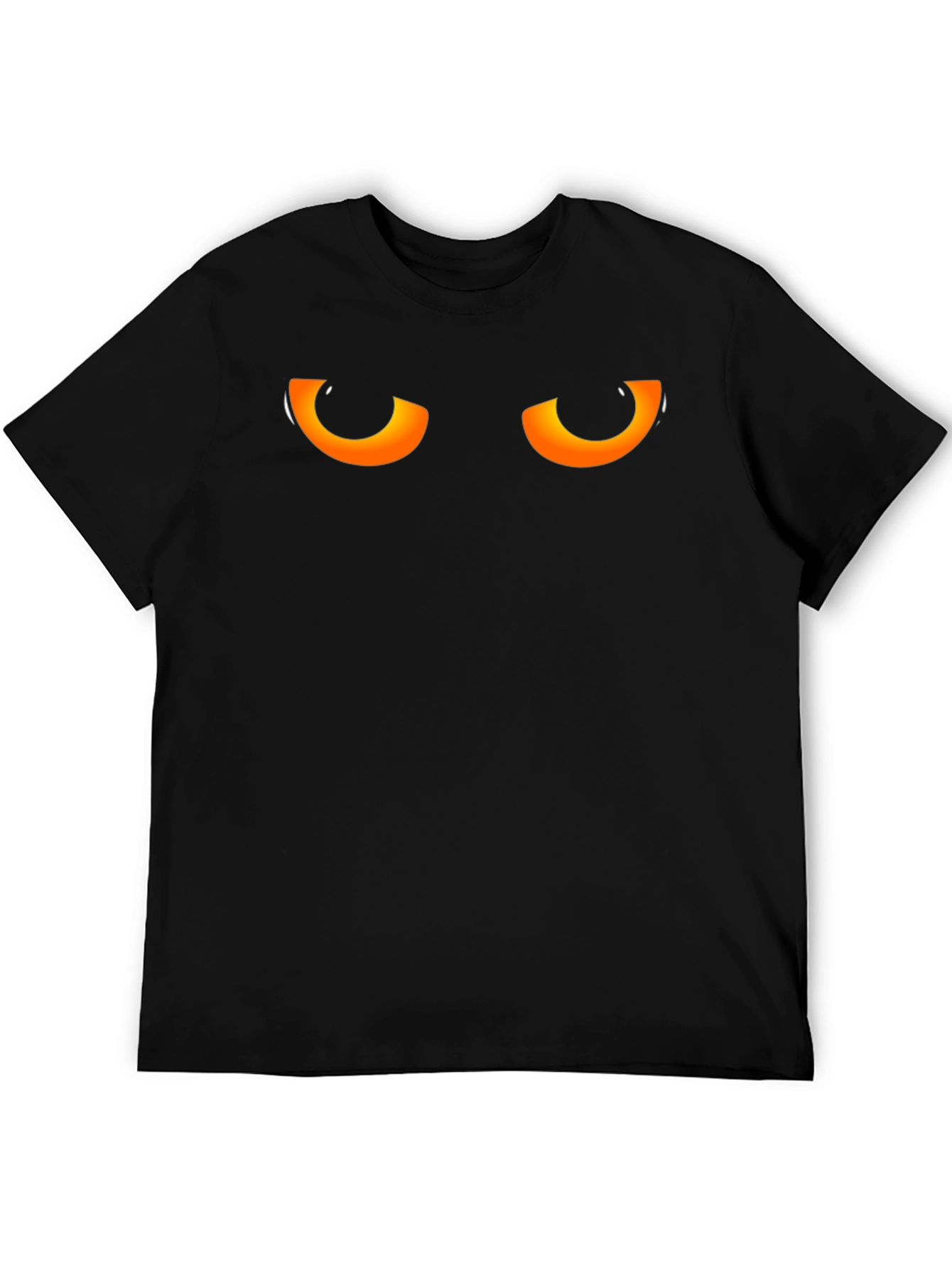 Mens Black Cat Eye T-Shirt