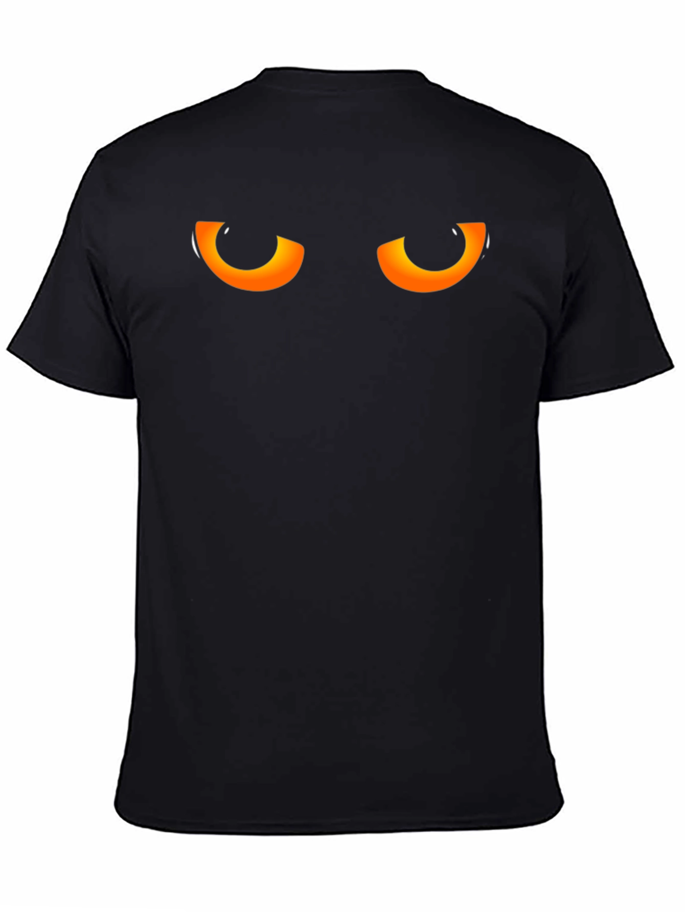 Mens Black Cat Eye T-Shirt