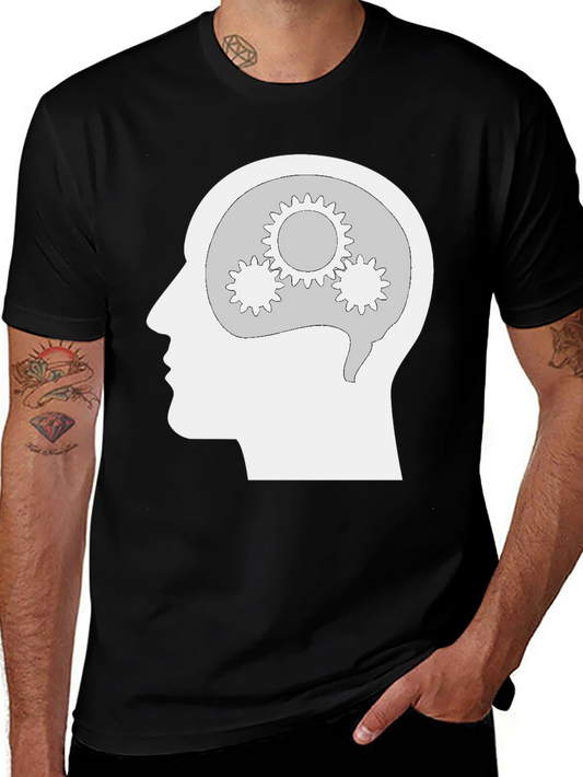 Cogito Ergo Sum T-Shirt - Thinking Head Design
