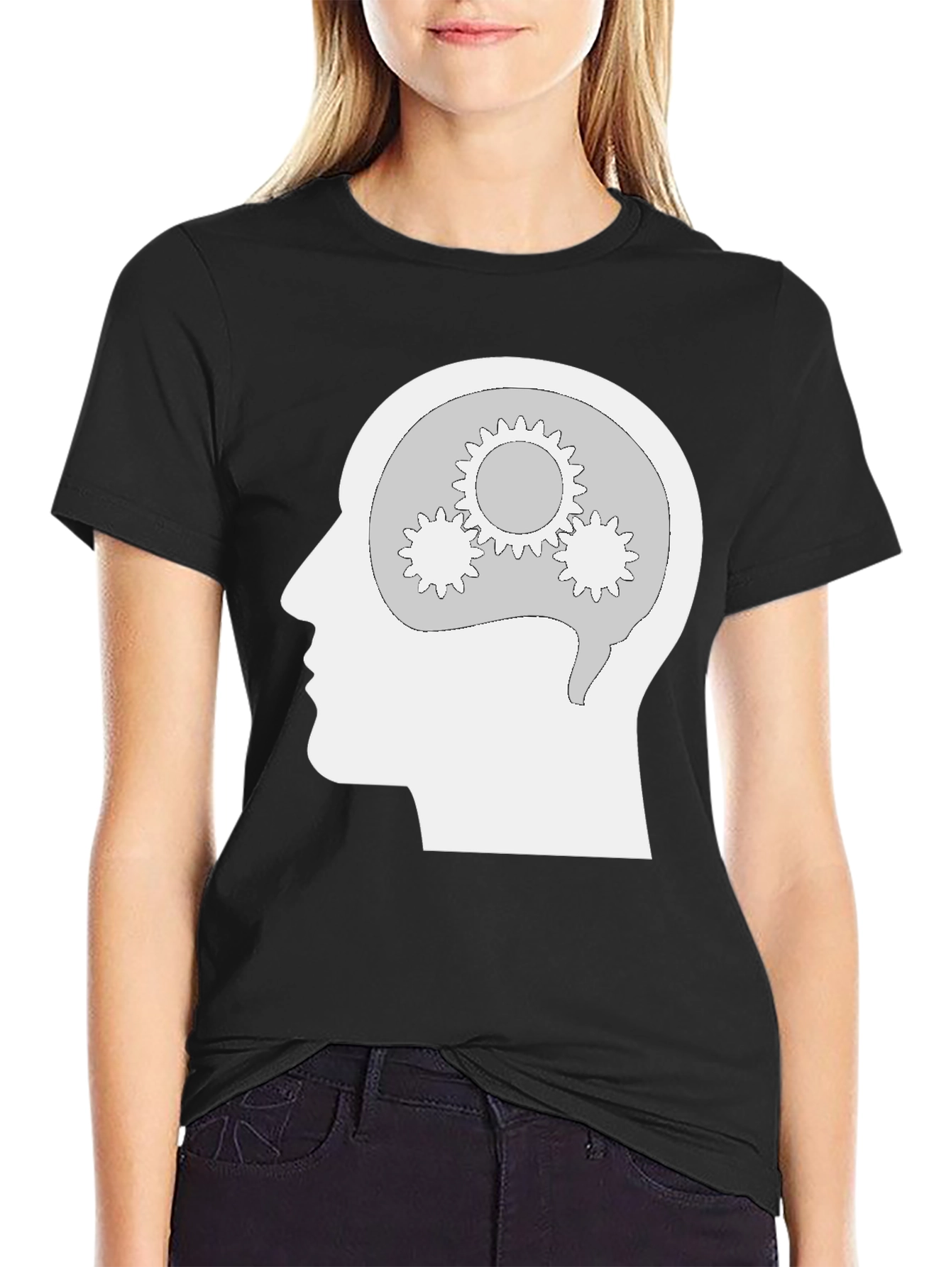 Cogito Ergo Sum T-Shirt - Thinking Head Design