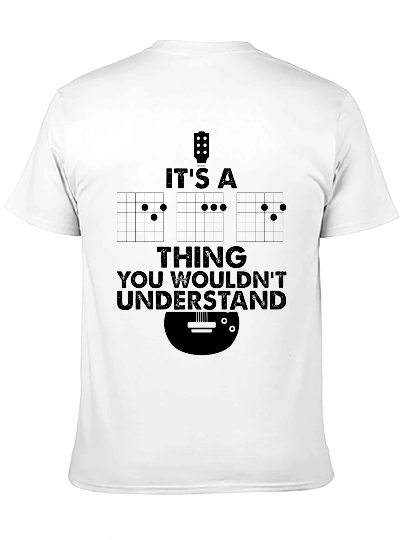 Its A Guitar Thing Mens Black T-Shirt