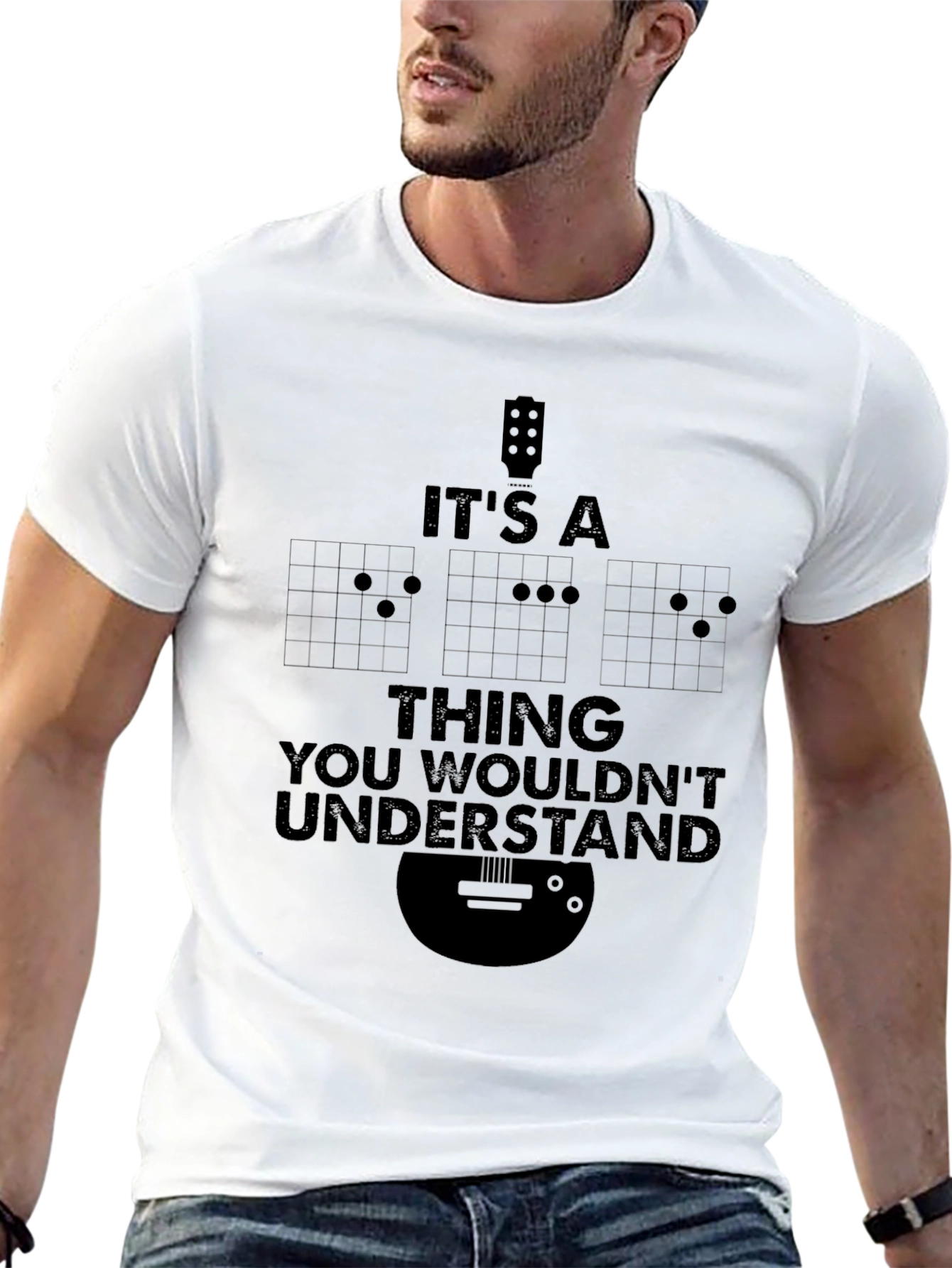 Its A Guitar Thing Mens Black T-Shirt