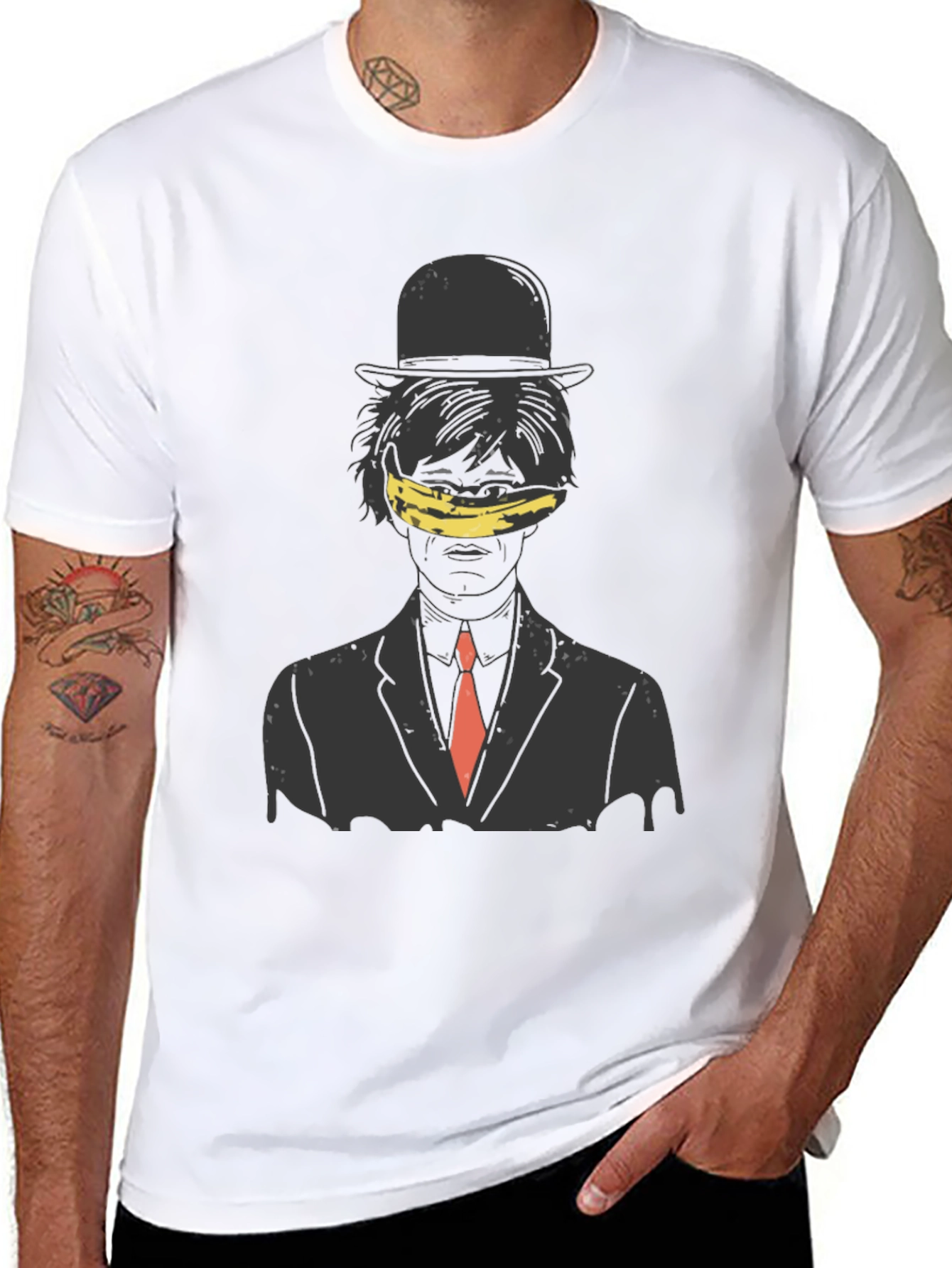 Surrealist Suit T-Shirt - Stylish Graphic Tee