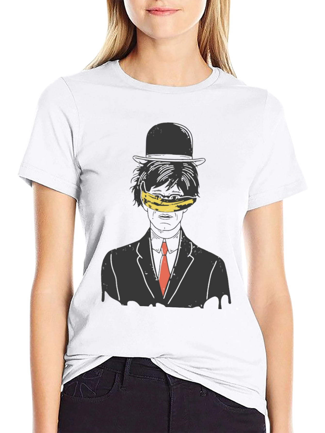 Surrealist Suit T-Shirt - Stylish Graphic Tee