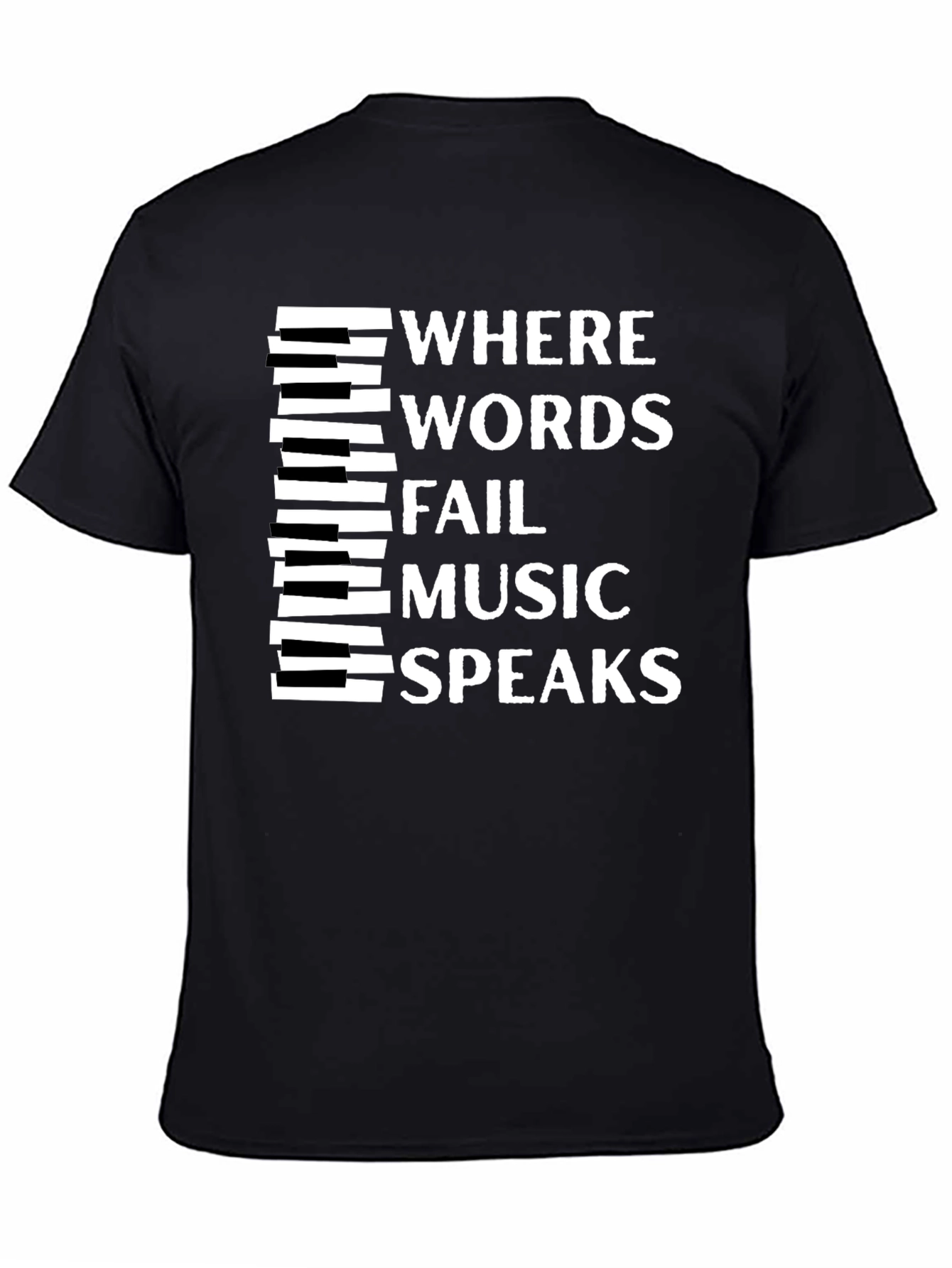 Music Speaks Graphic Tee