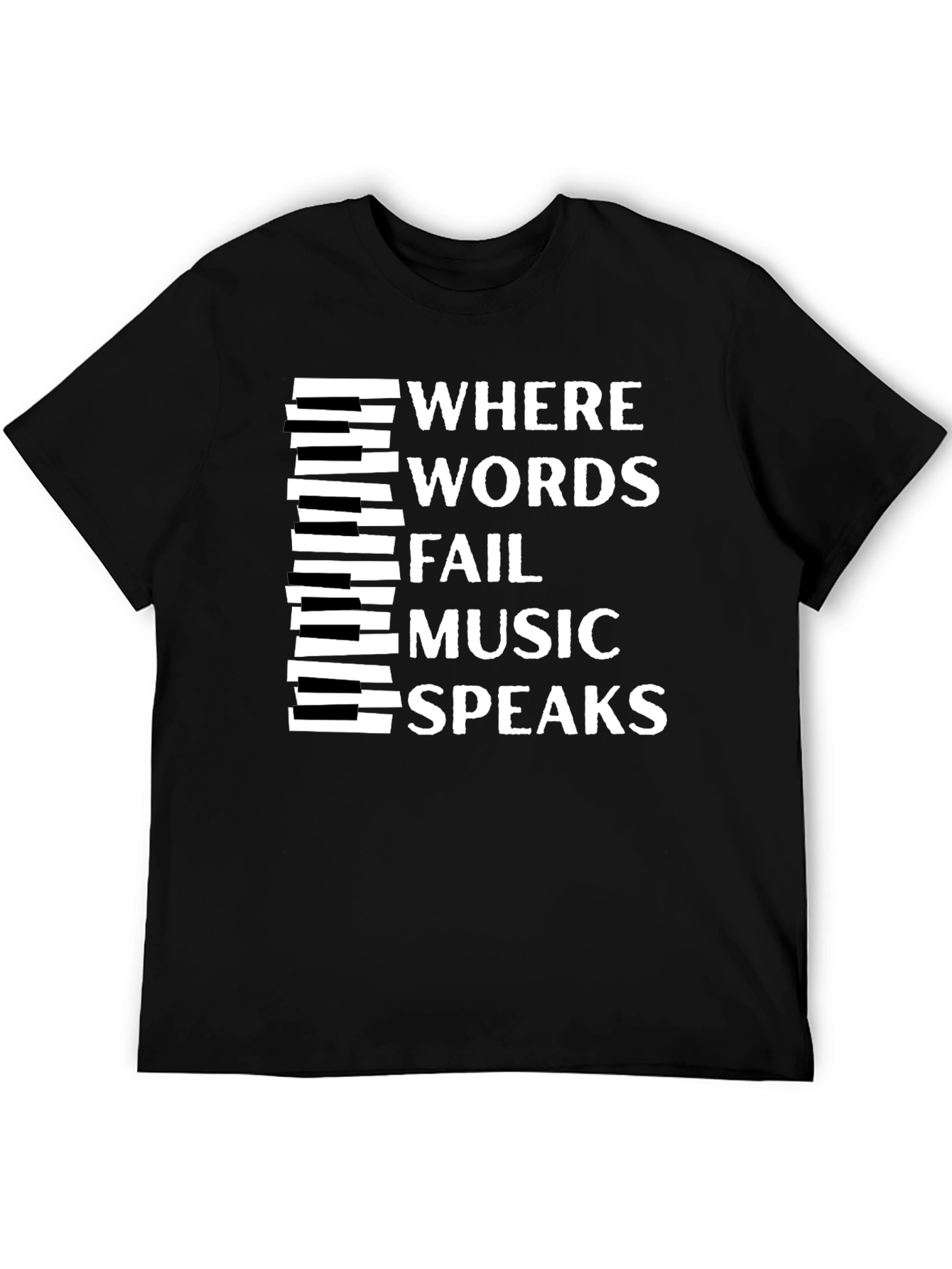 Music Speaks Graphic Tee