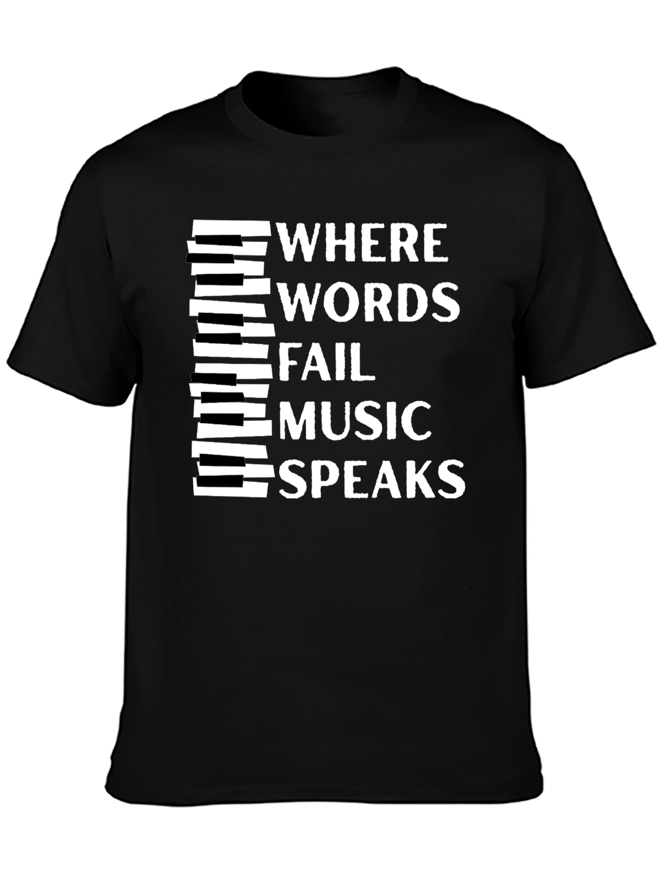 Music Speaks Graphic Tee