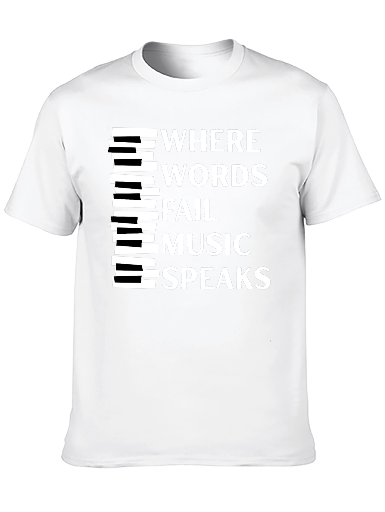 Music Speaks Graphic Tee