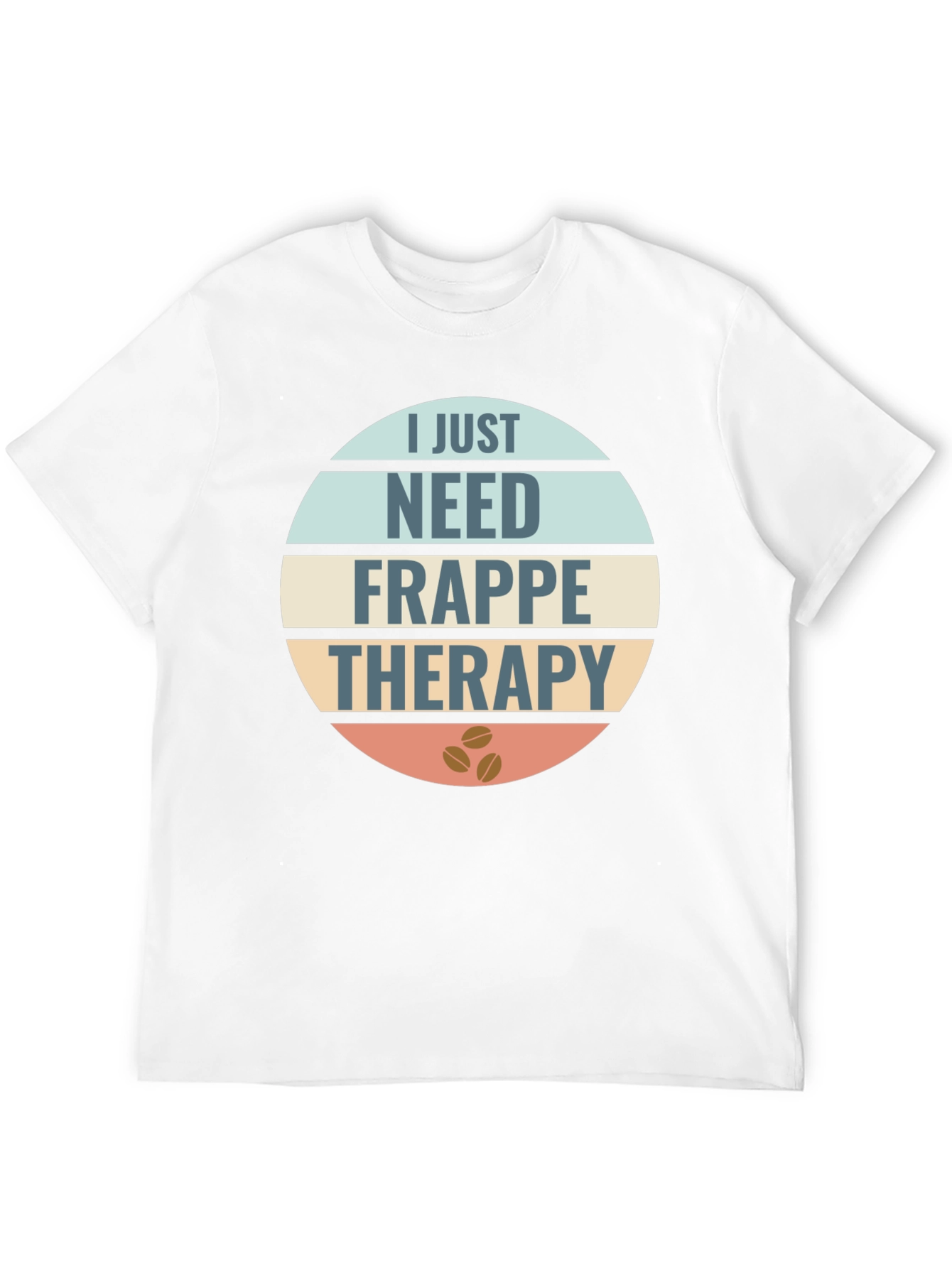 Frappe Therapy Graphic T-Shirt - Coffee Lover Tee