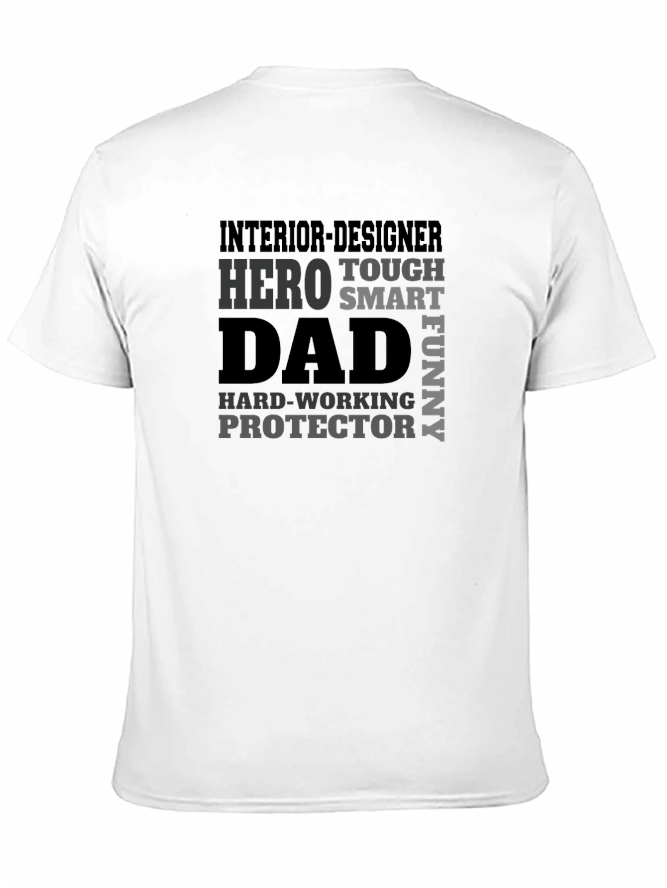 Hero Dad Interior Designer Graphic T-Shirt