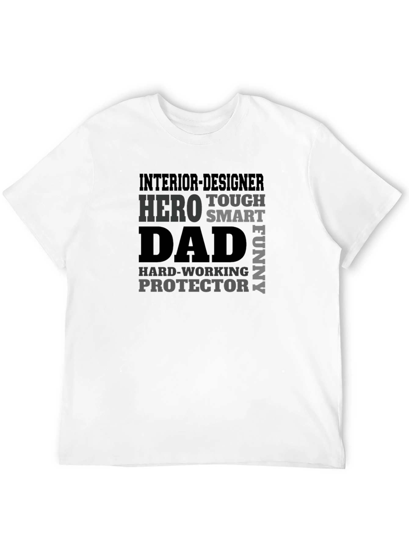 Hero Dad Interior Designer Graphic T-Shirt