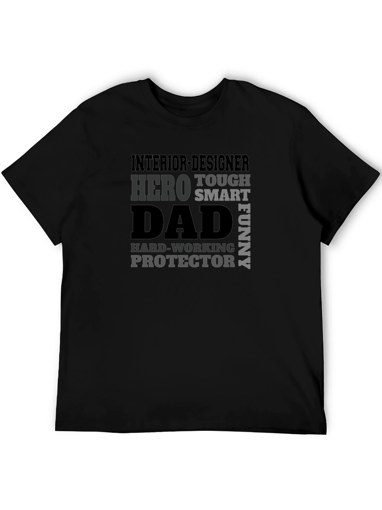 Hero Dad Interior Designer Graphic T-Shirt