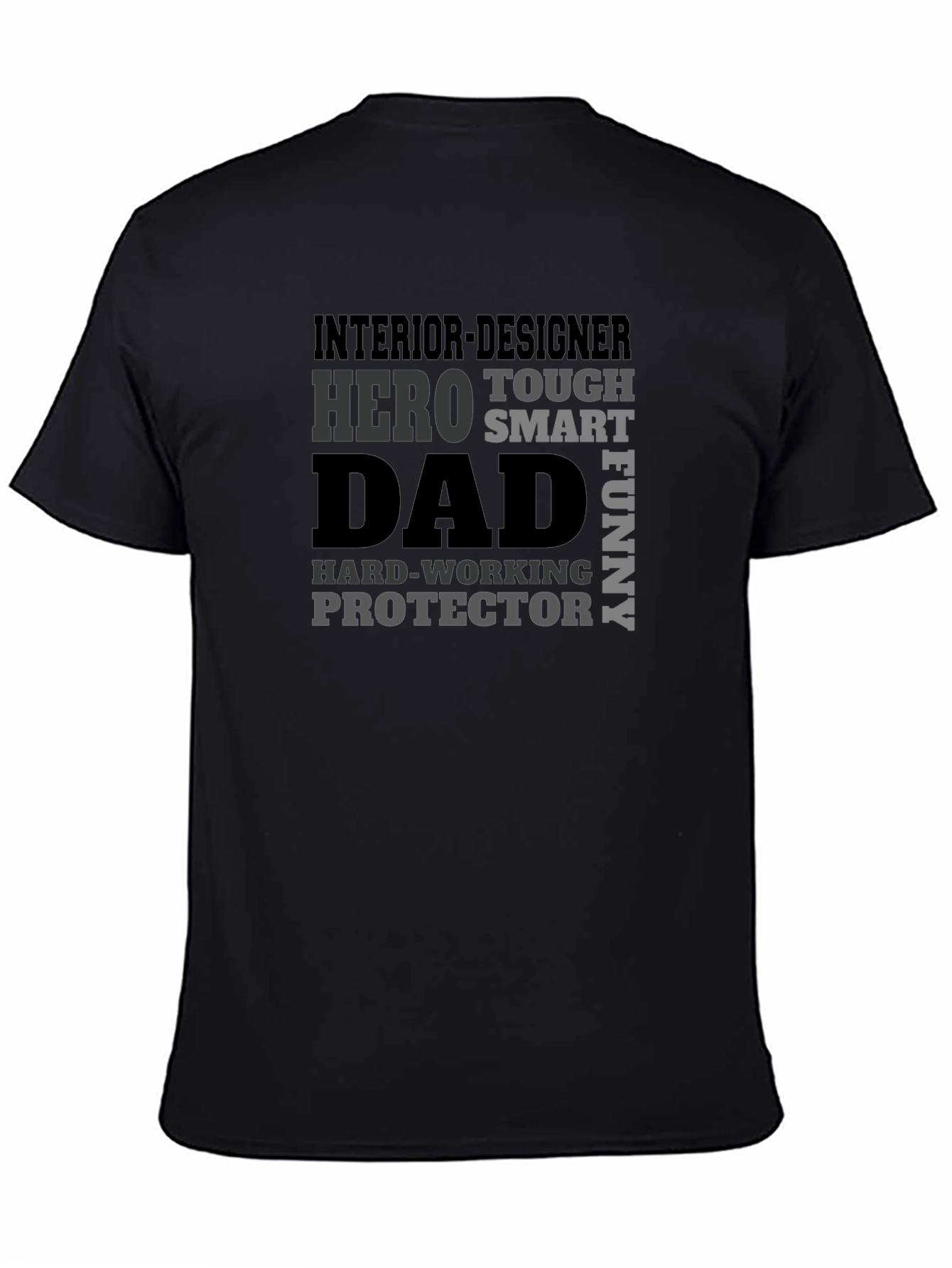 Hero Dad Interior Designer Graphic T-Shirt