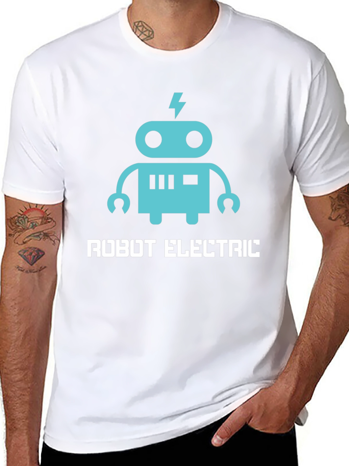Robot Electric T-Shirt - Cool Graphic Tee