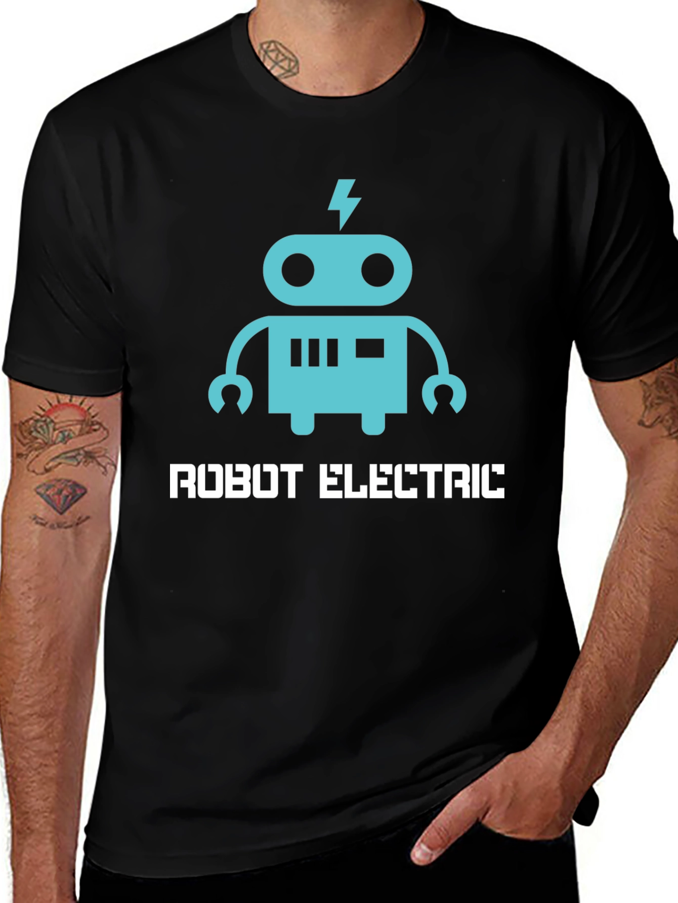 Robot Electric T-Shirt - Cool Graphic Tee