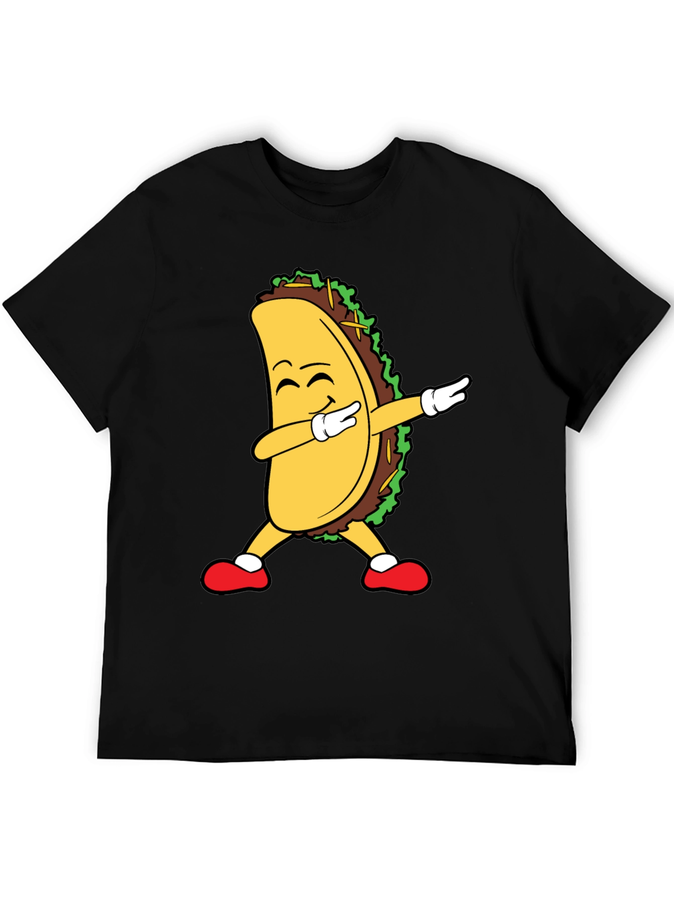 Dabbing Taco Graphic Tee - Black