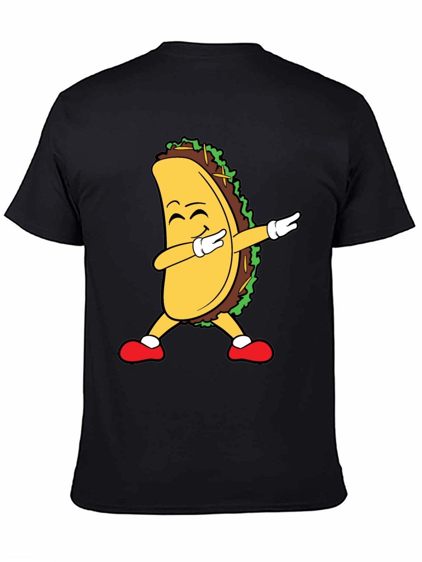 Dabbing Taco Graphic Tee - Black