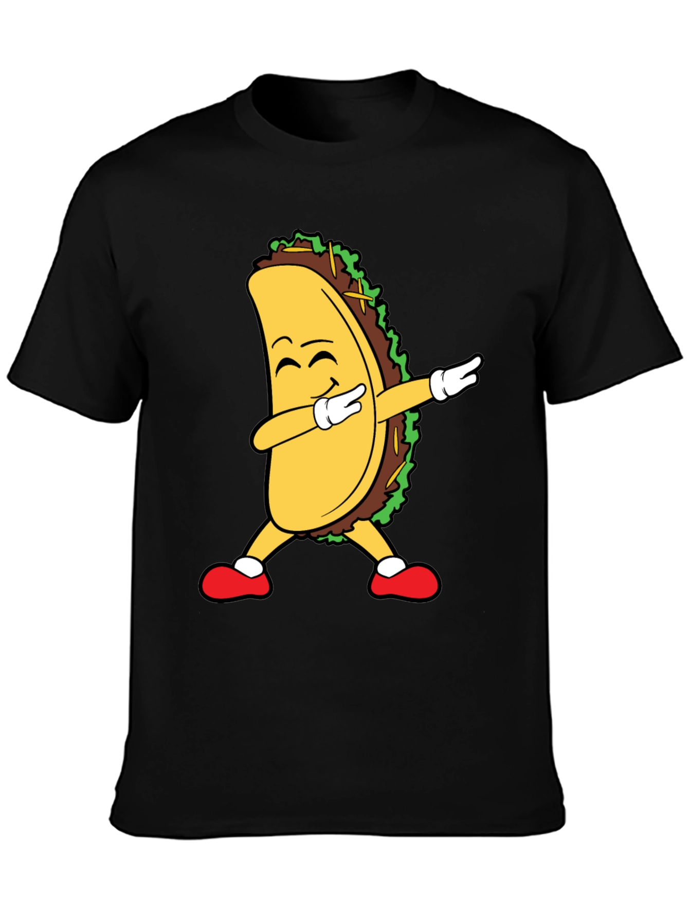 Dabbing Taco Graphic Tee - Black