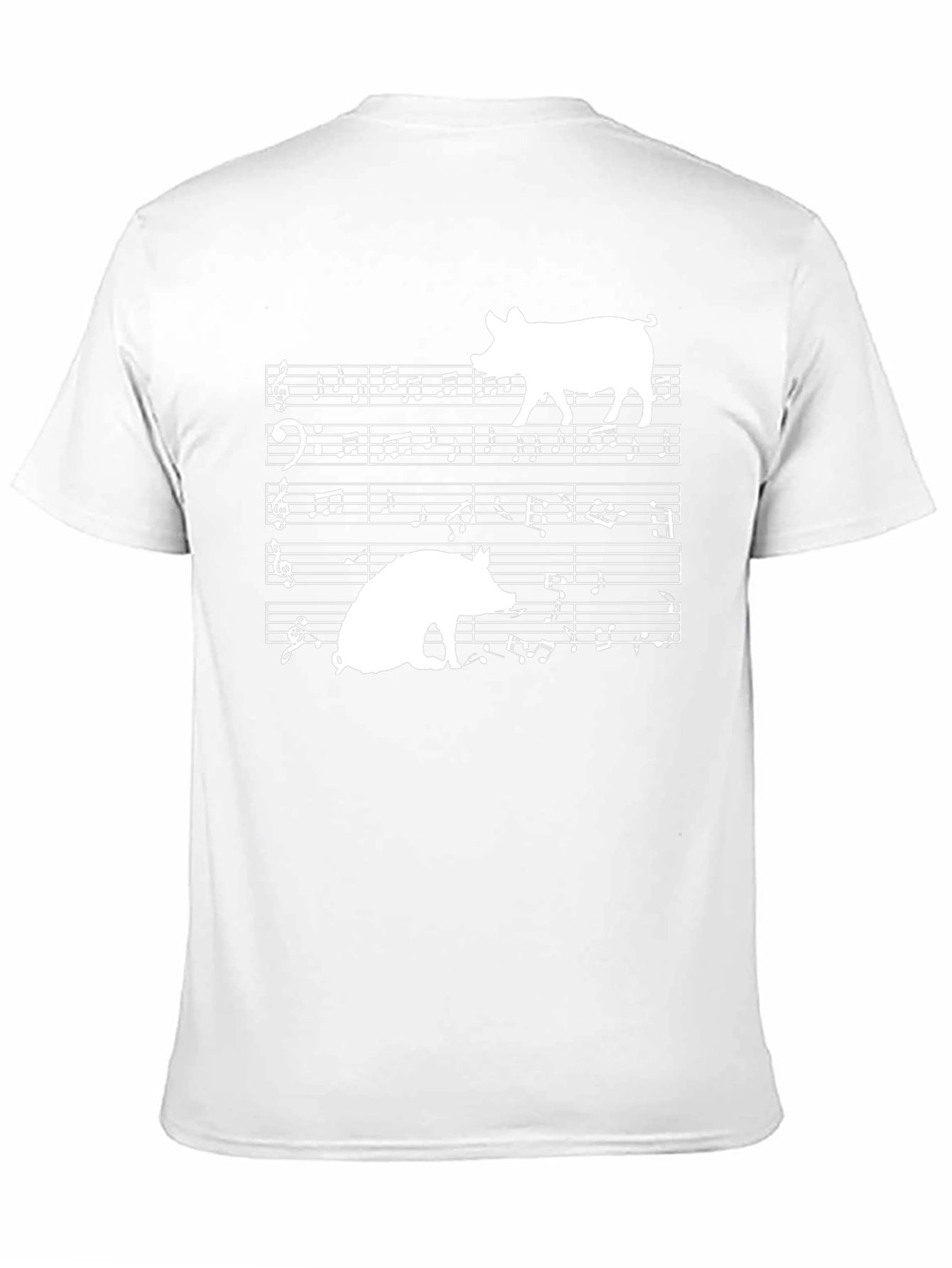 Musical Pigs Black Graphic Tee