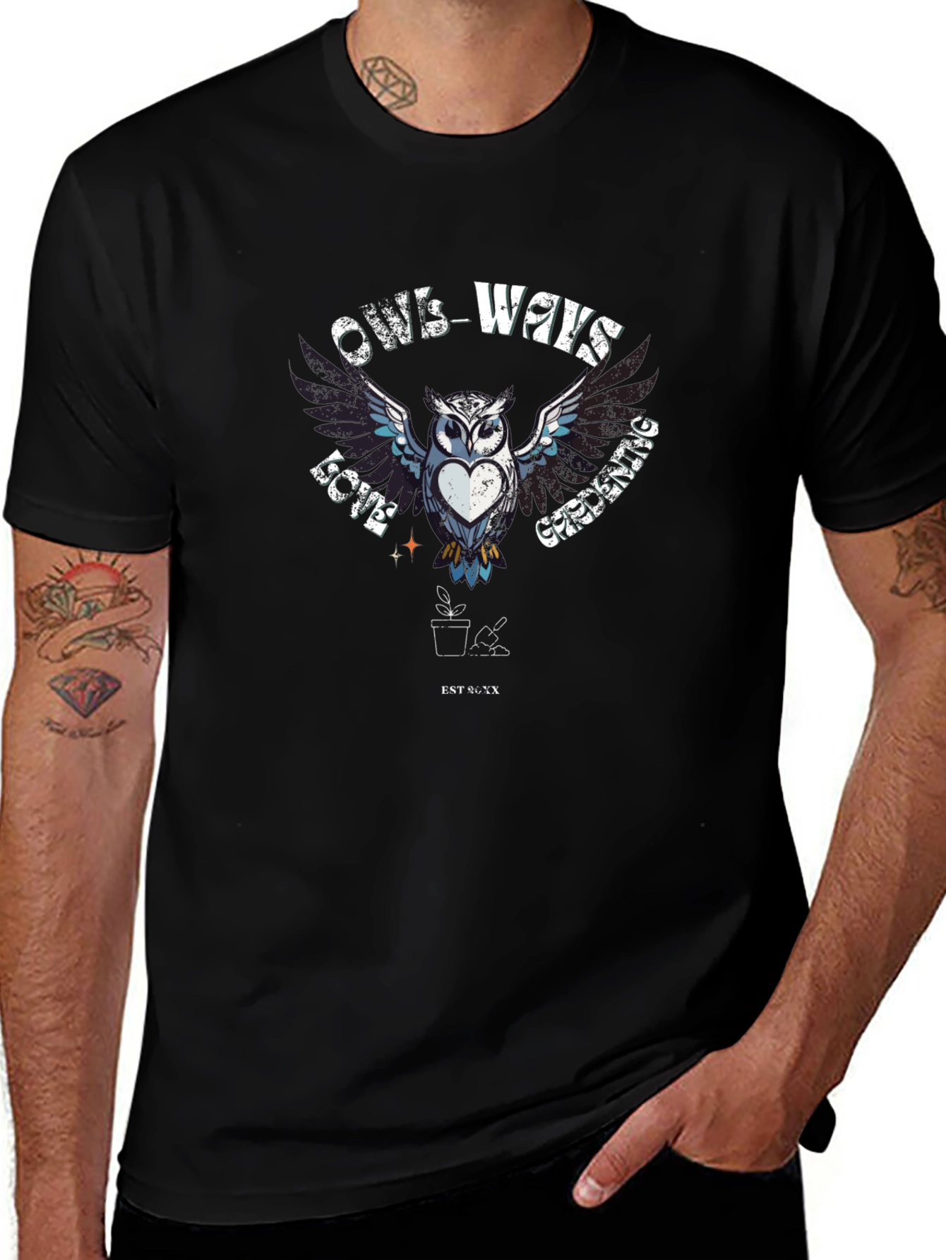 Owls Ways Gardening T-Shirt