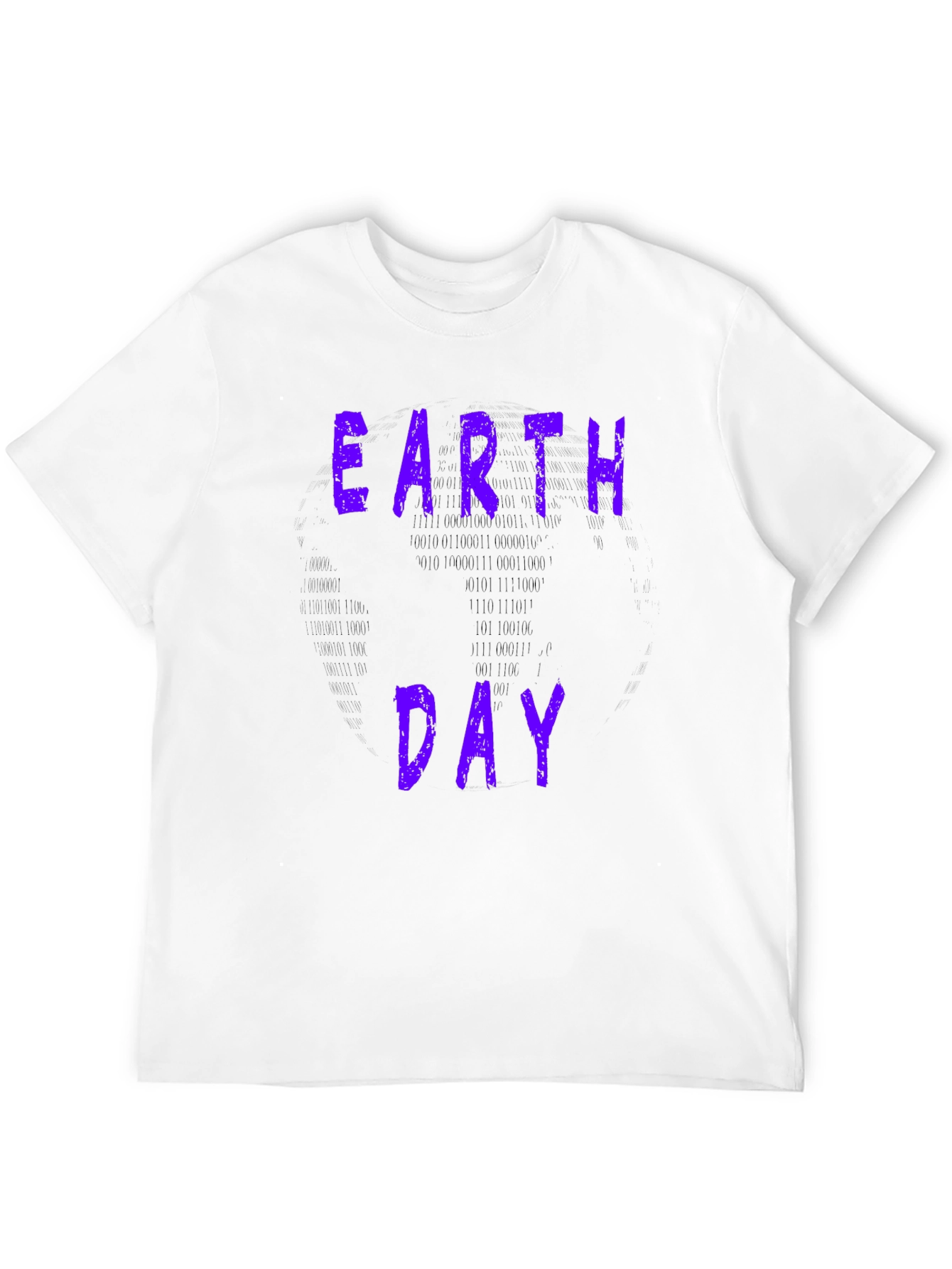 Earth Day Binary Code Graphic Tee