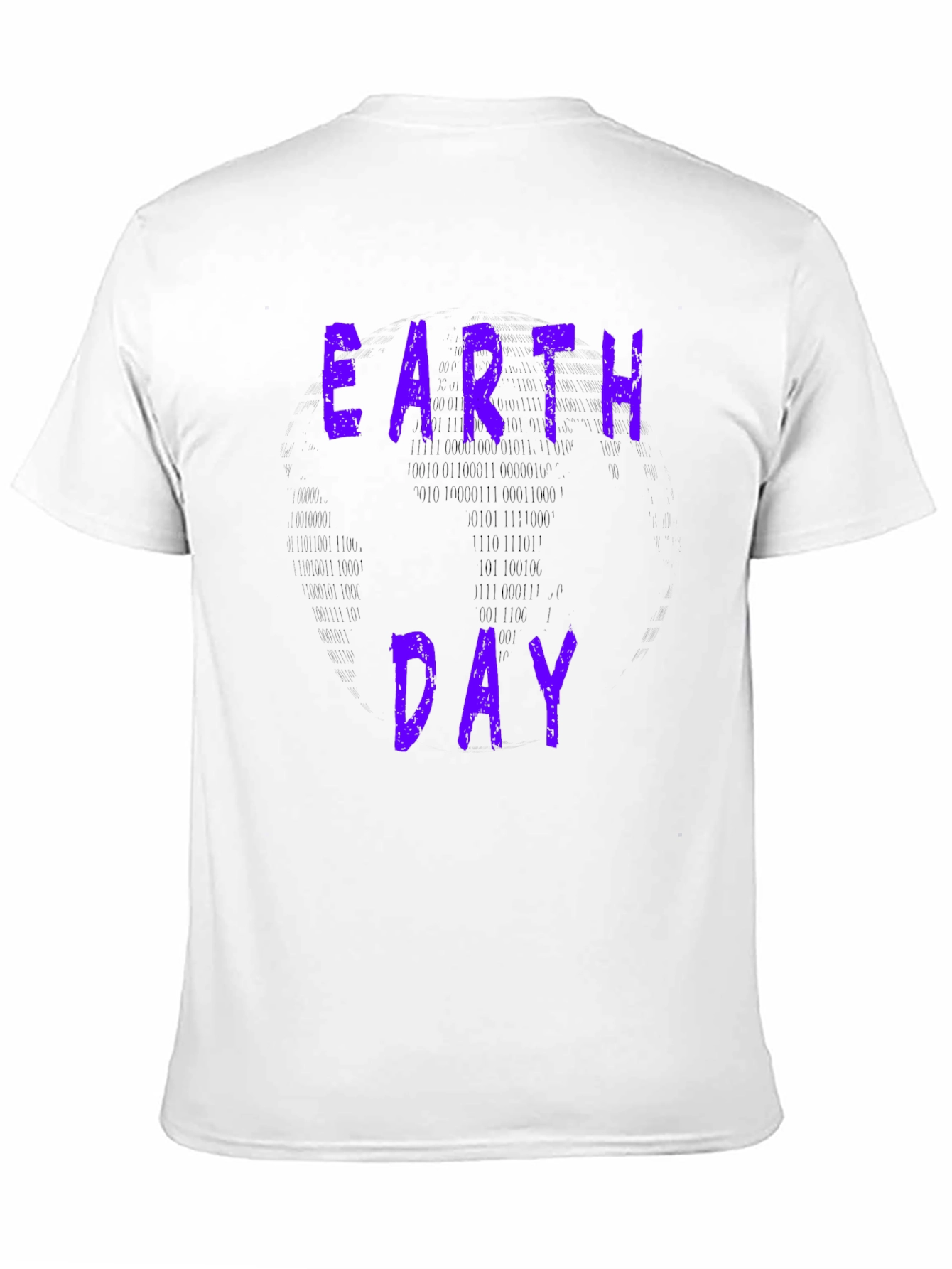 Earth Day Binary Code Graphic Tee