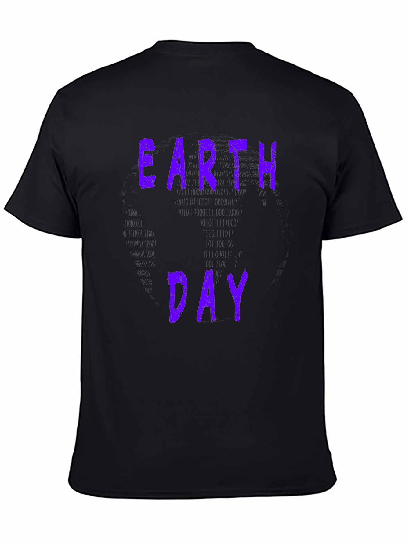 Earth Day Binary Code Graphic Tee